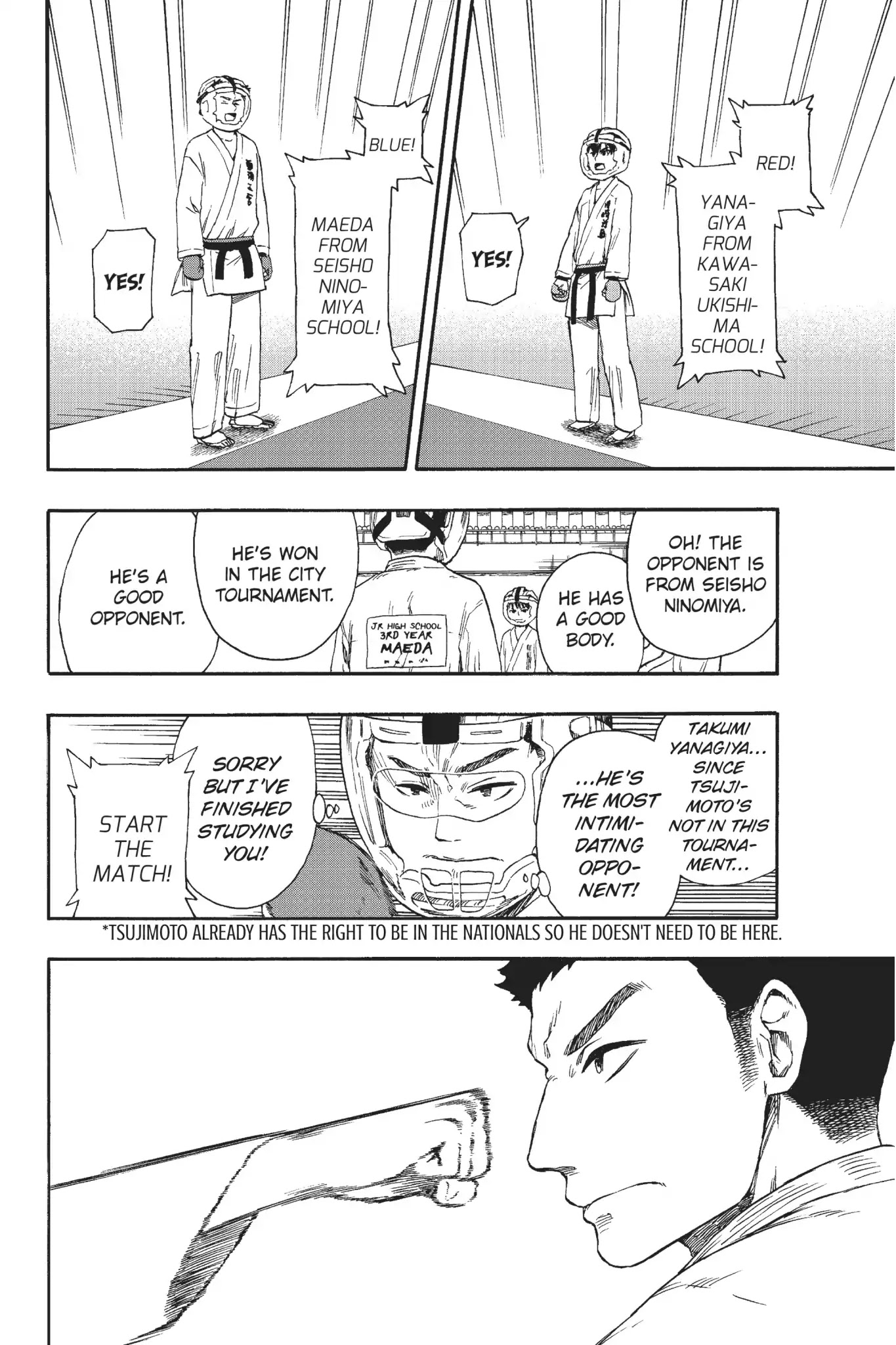 Tenohira no Netsu wo Chapter 9 page 6 - Chapter 9: Prefecture Tournament: Individual Fight 2