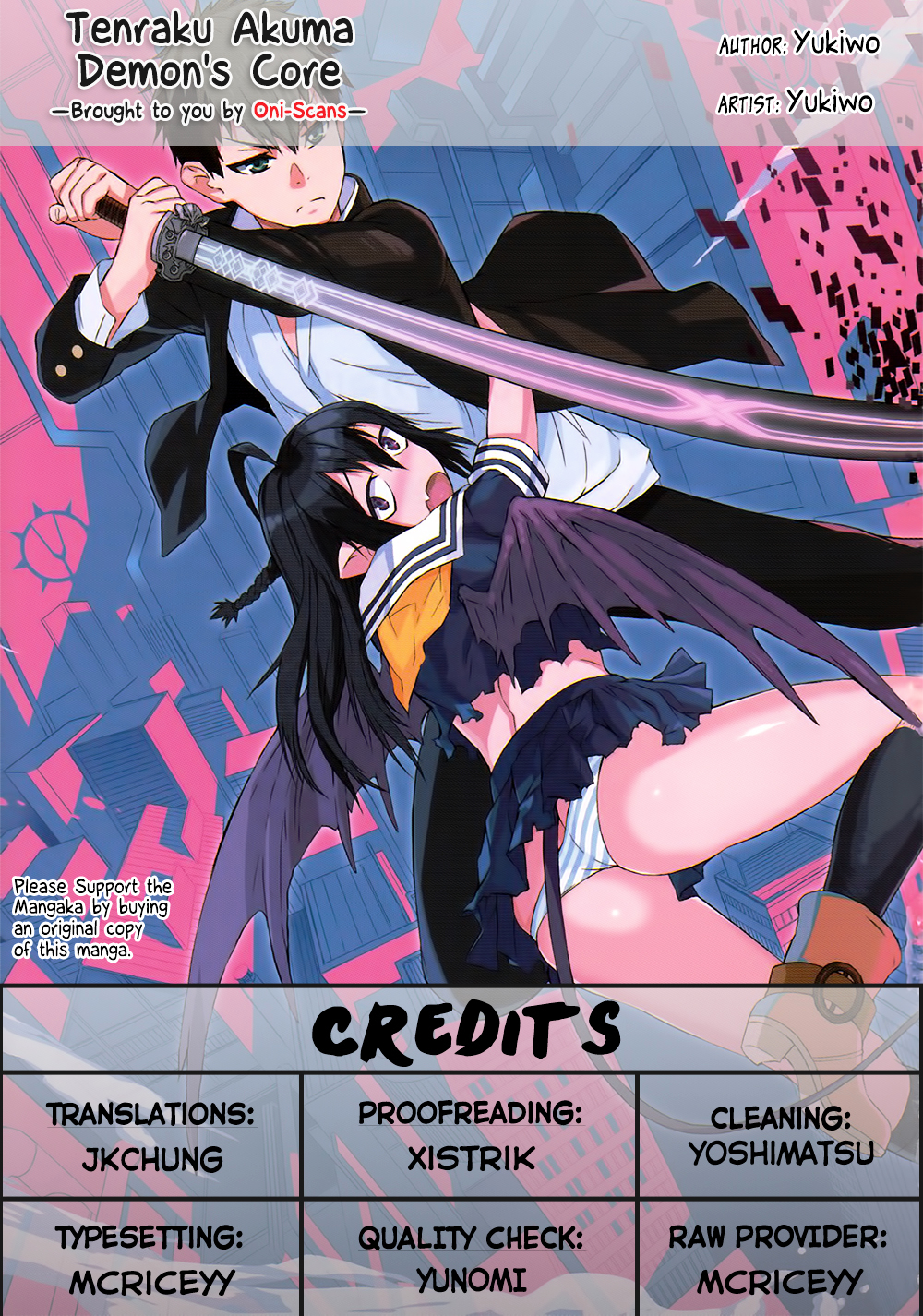 Tenraku Akuma! Demon's Core Chapter 1 page 1 - Chapter 1 : Here Comes The Good-For-Nothing Demon!