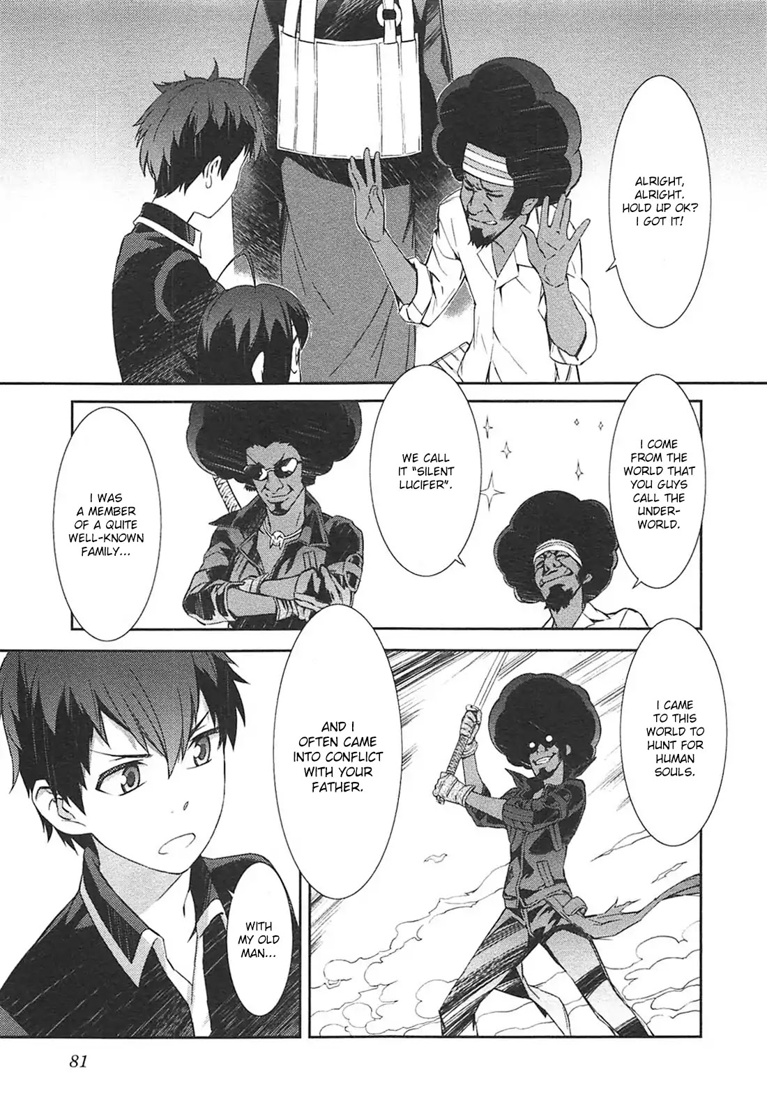 Tenraku Akuma! Demon's Core Chapter 10 page 13 - Chapter 10: An Afro Development