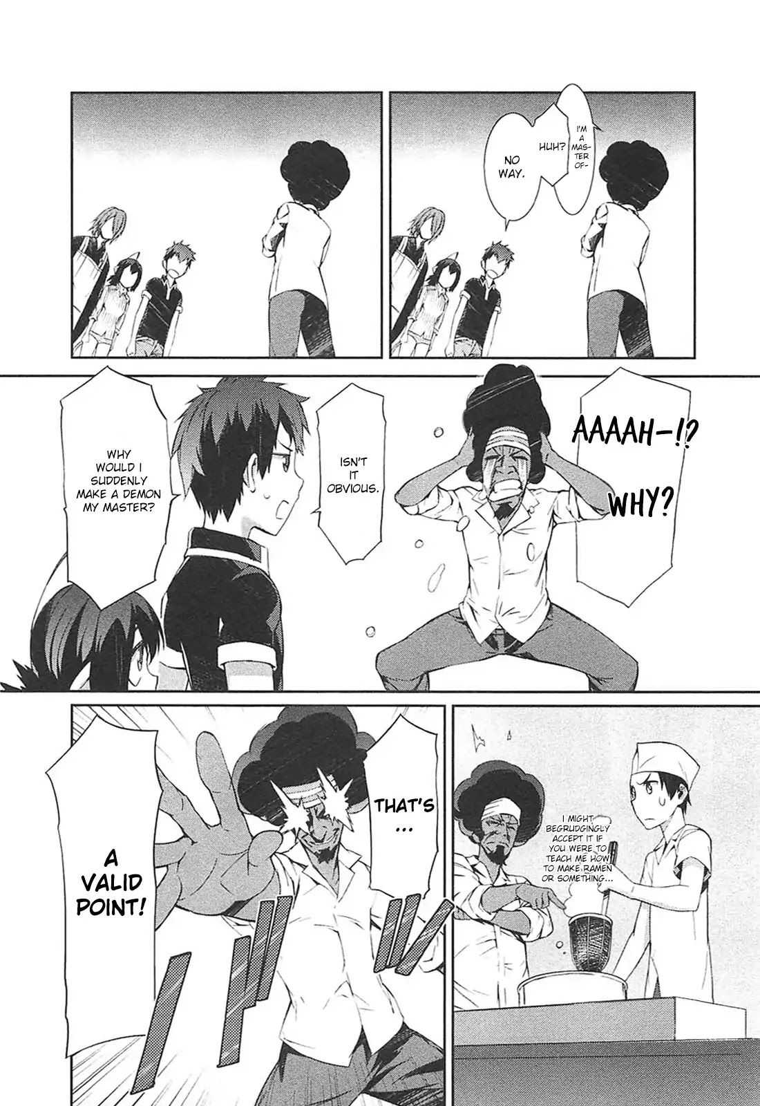 Tenraku Akuma! Demon's Core Chapter 10 page 6 - Chapter 10: An Afro Development