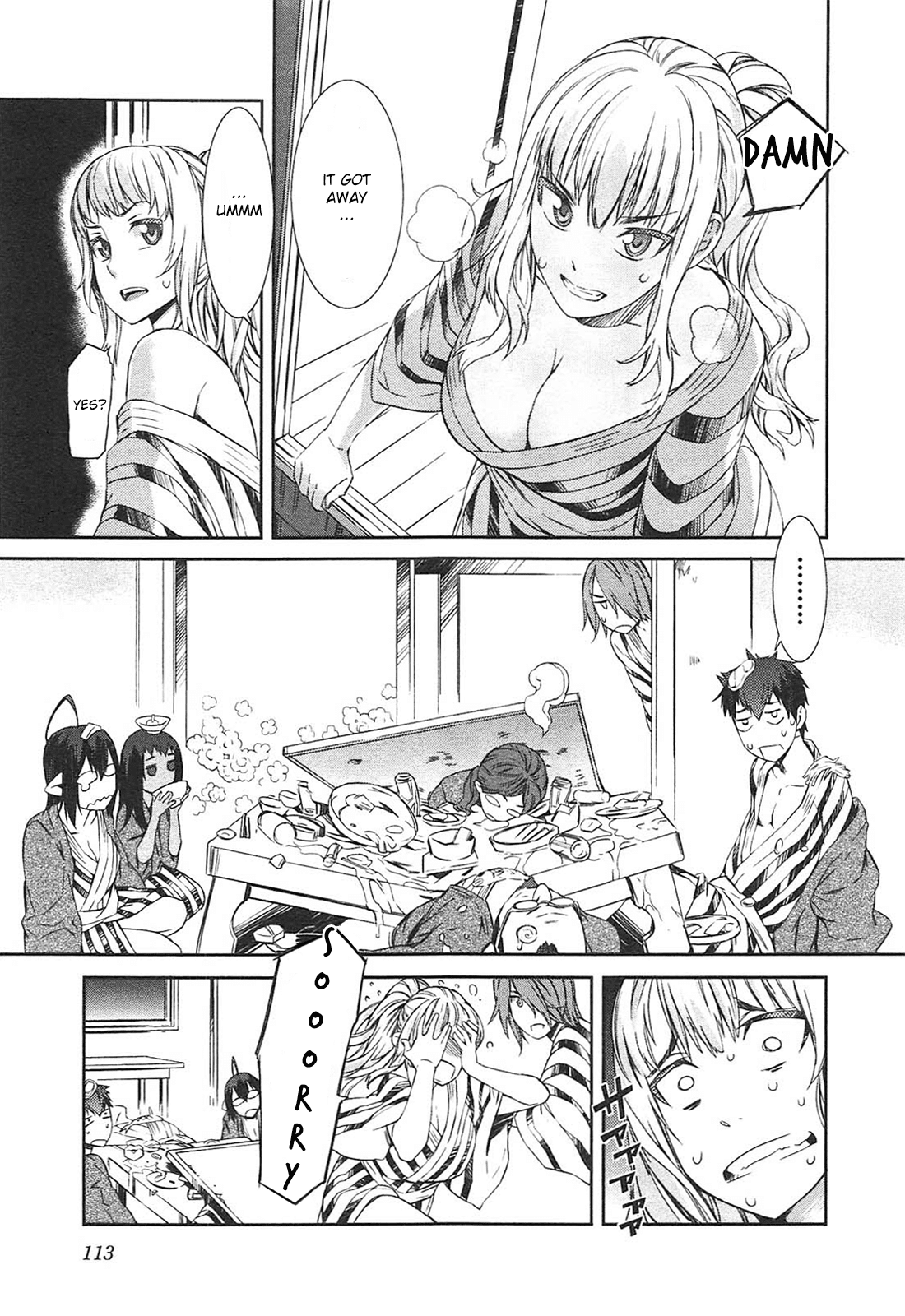 Tenraku Akuma! Demon's Core Chapter 11 page 13 - Chapter 11: At the Hot Spring