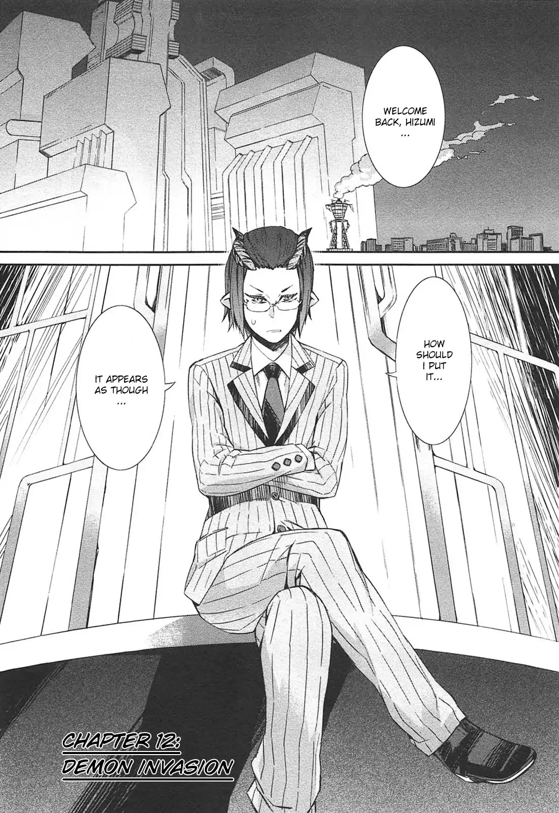 Tenraku Akuma! Demon's Core Chapter 12 page 1 - Chapter 12: Demon Invasion
