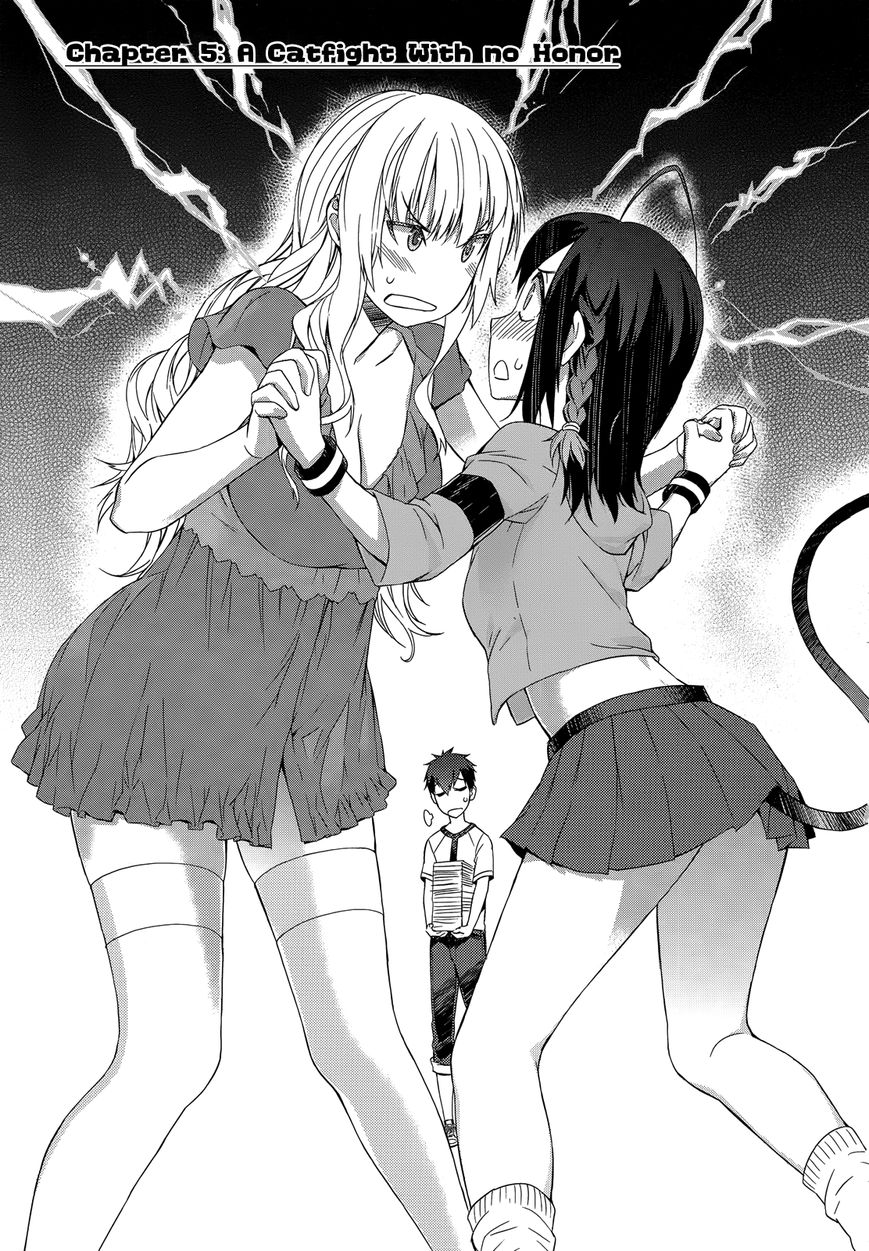 Tenraku Akuma! Demon's Core Chapter 5 page 2 - Chapter 5 : A Catfight With no Honor