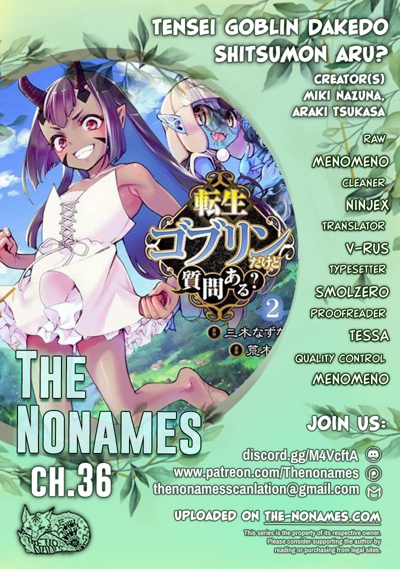 Tensei Goblin dakedo Shitsumon aru? Chapter 36 page 1 - Chapter 36