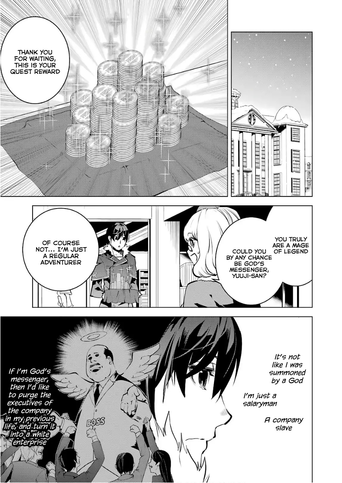 Tensei Kenja no Isekai Raifu ~Daini no Shokugyo wo Ete, Sekai Saikyou ni Narimashita~ Chapter 13 page 16 - Chapter 13: The Slimes Got Enraged