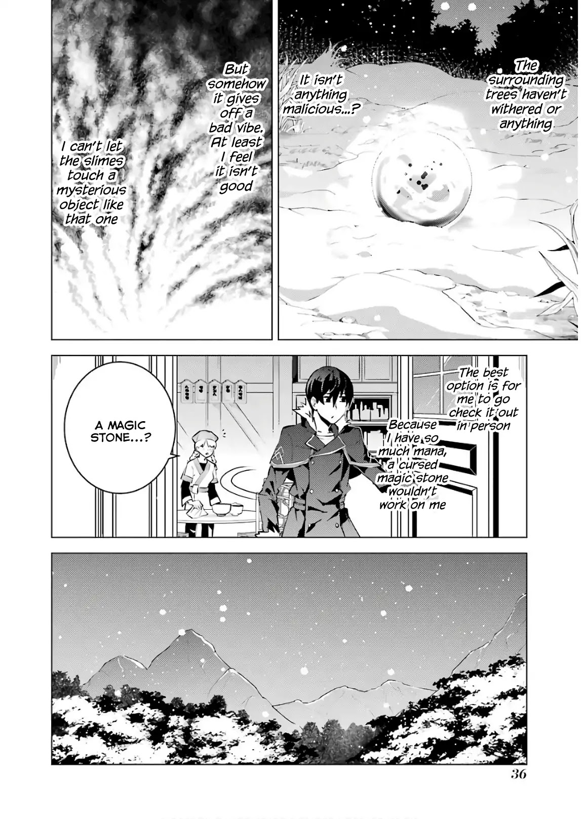 Tensei Kenja no Isekai Raifu ~Daini no Shokugyo wo Ete, Sekai Saikyou ni Narimashita~ Chapter 13 page 36 - Chapter 13: The Slimes Got Enraged