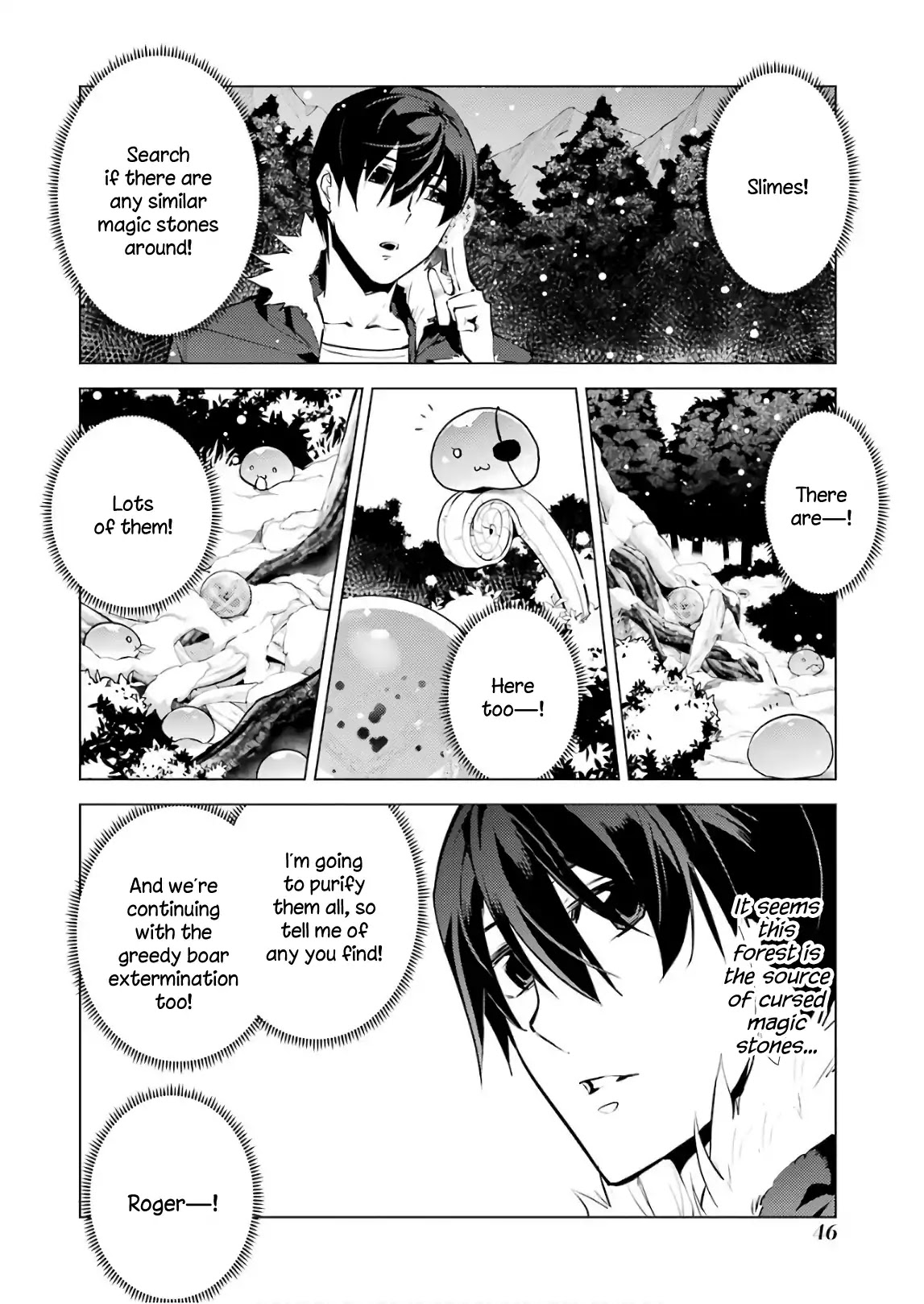 Tensei Kenja no Isekai Raifu ~Daini no Shokugyo wo Ete, Sekai Saikyou ni Narimashita~ Chapter 13 page 46 - Chapter 13: The Slimes Got Enraged