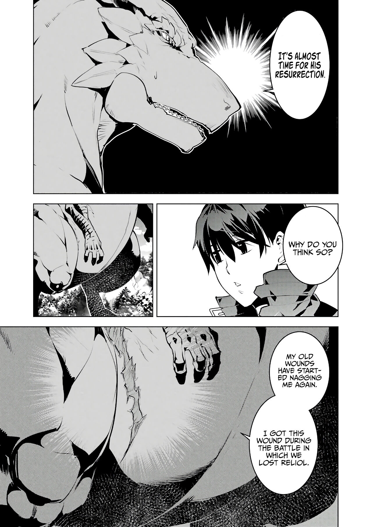 Tensei Kenja no Isekai Raifu ~Daini no Shokugyo wo Ete, Sekai Saikyou ni Narimashita~ Chapter 25 page 56 - Chapter 25: I got acquainted with the Dragon.