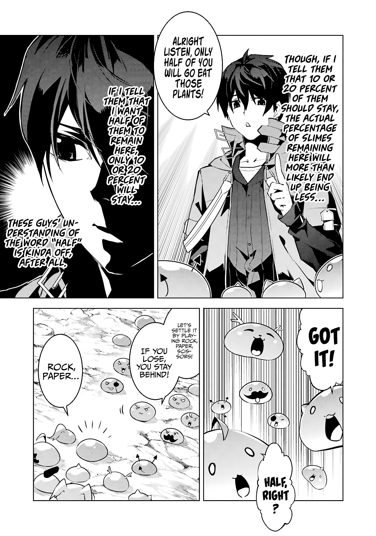 Tensei Kenja no Isekai Raifu ~Daini no Shokugyo wo Ete, Sekai Saikyou ni Narimashita~ Chapter 28 page 13 - Chapter 28: The Slimes’ gluttony came in handy.