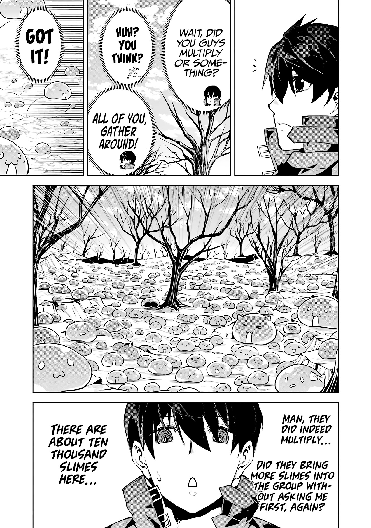Tensei Kenja no Isekai Raifu ~Daini no Shokugyo wo Ete, Sekai Saikyou ni Narimashita~ Chapter 28 page 27 - Chapter 28: The Slimes’ gluttony came in handy.