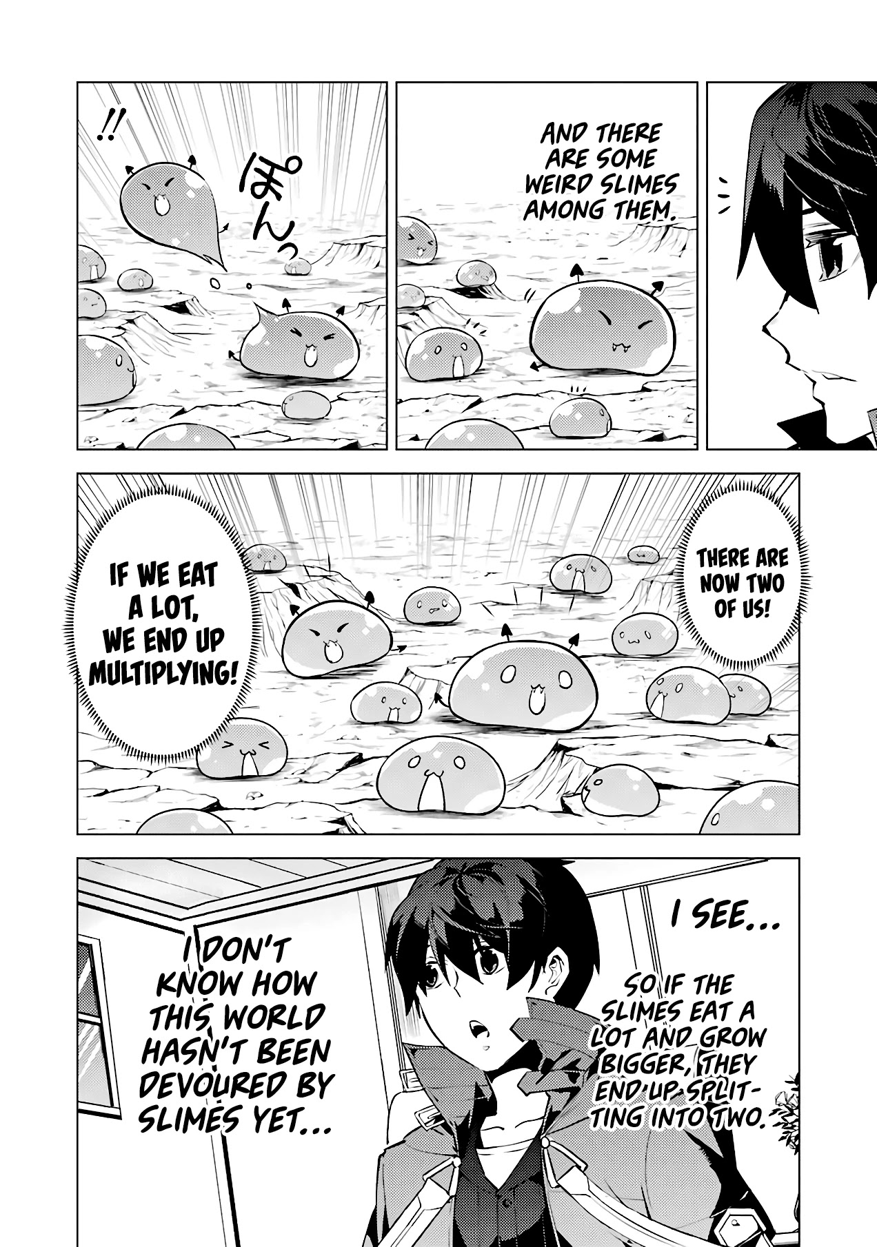 Tensei Kenja no Isekai Raifu ~Daini no Shokugyo wo Ete, Sekai Saikyou ni Narimashita~ Chapter 28 page 28 - Chapter 28: The Slimes’ gluttony came in handy.