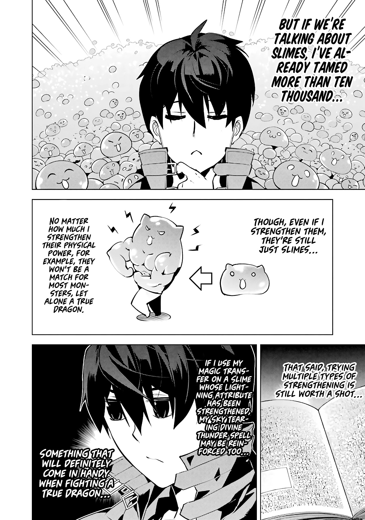 Tensei Kenja no Isekai Raifu ~Daini no Shokugyo wo Ete, Sekai Saikyou ni Narimashita~ Chapter 28 page 63 - Chapter 28: The Slimes’ gluttony came in handy.