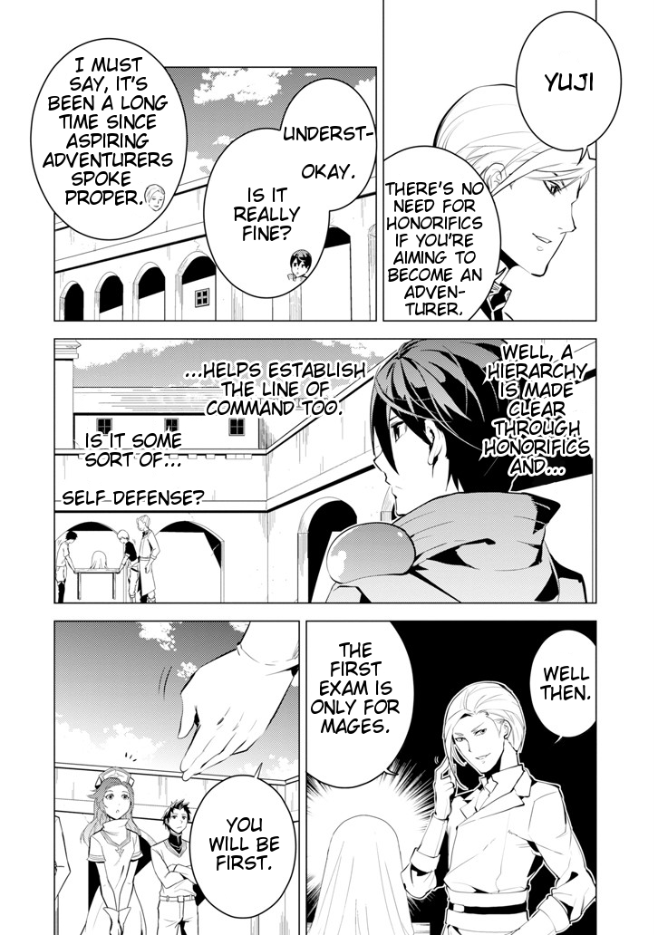 Tensei Kenja no Isekai Raifu ~Daini no Shokugyo wo Ete, Sekai Saikyou ni Narimashita~ Chapter 3 page 7 - Chapter 3: Taking the Adventurer Guild Exam