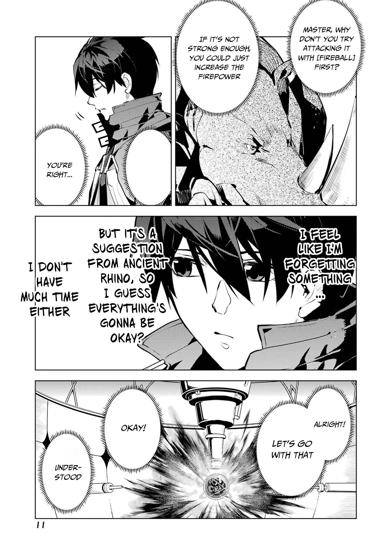 Tensei Kenja no Isekai Raifu ~Daini no Shokugyo wo Ete, Sekai Saikyou ni Narimashita~ Chapter 52.1 page 11 - Chapter 52.1: The Defense System was Very Dangerous