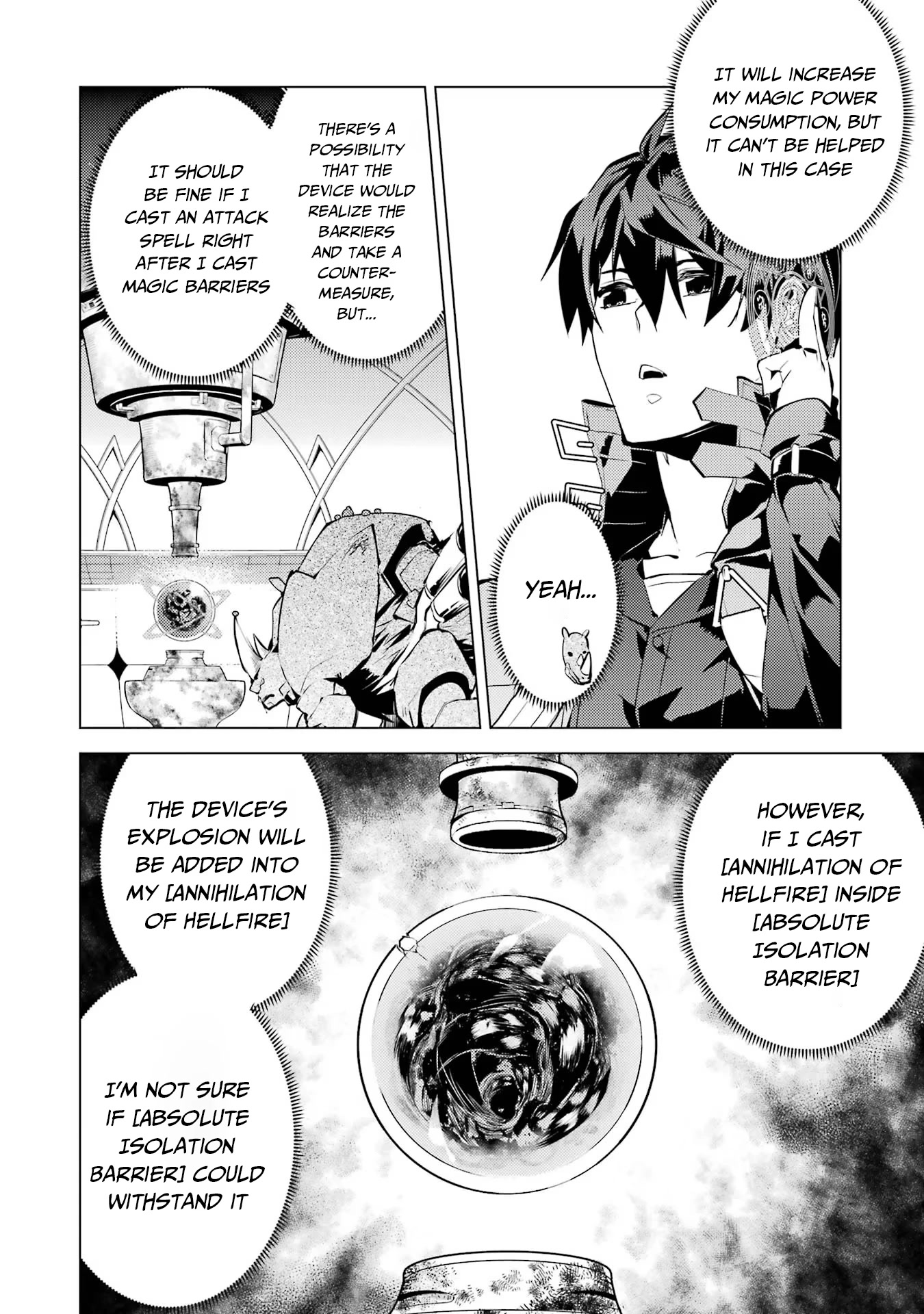 Tensei Kenja no Isekai Raifu ~Daini no Shokugyo wo Ete, Sekai Saikyou ni Narimashita~ Chapter 52.1 page 18 - Chapter 52.1: The Defense System was Very Dangerous