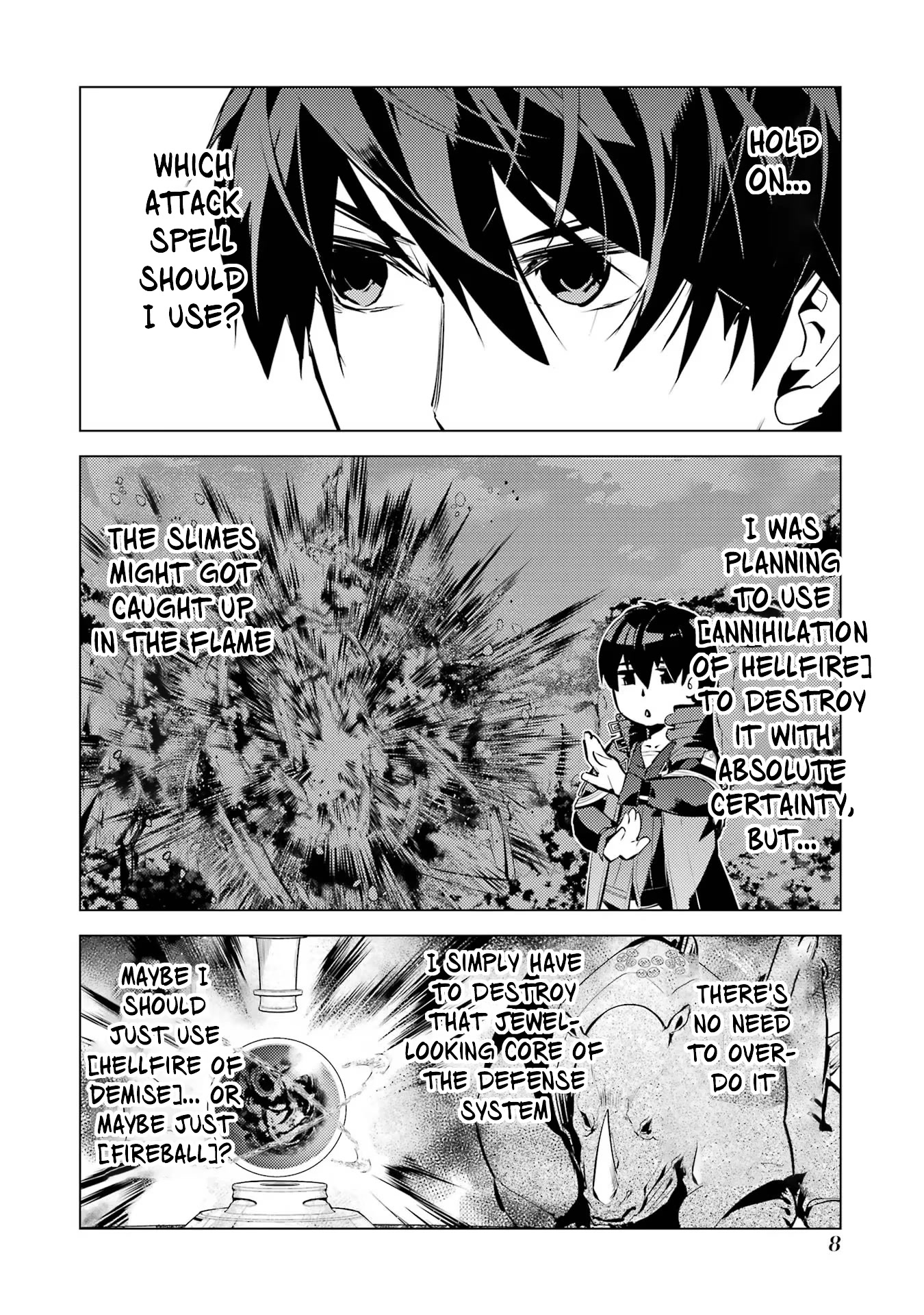 Tensei Kenja no Isekai Raifu ~Daini no Shokugyo wo Ete, Sekai Saikyou ni Narimashita~ Chapter 52.1 page 8 - Chapter 52.1: The Defense System was Very Dangerous