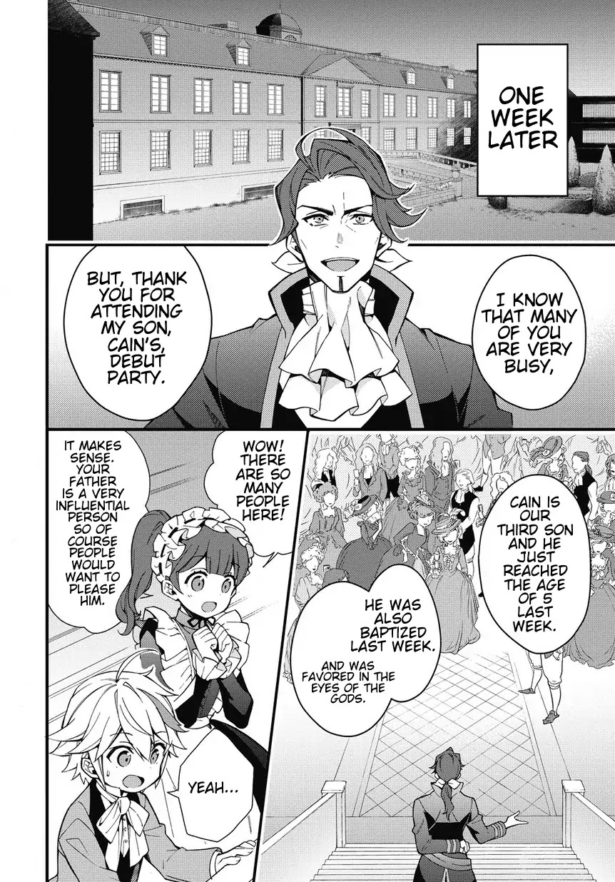 Tensei Kizoku no Isekai Boukenroku ~Jichou wo Shiranai Kamigami no Shito~ Chapter 2 page 12 - Chapter 2