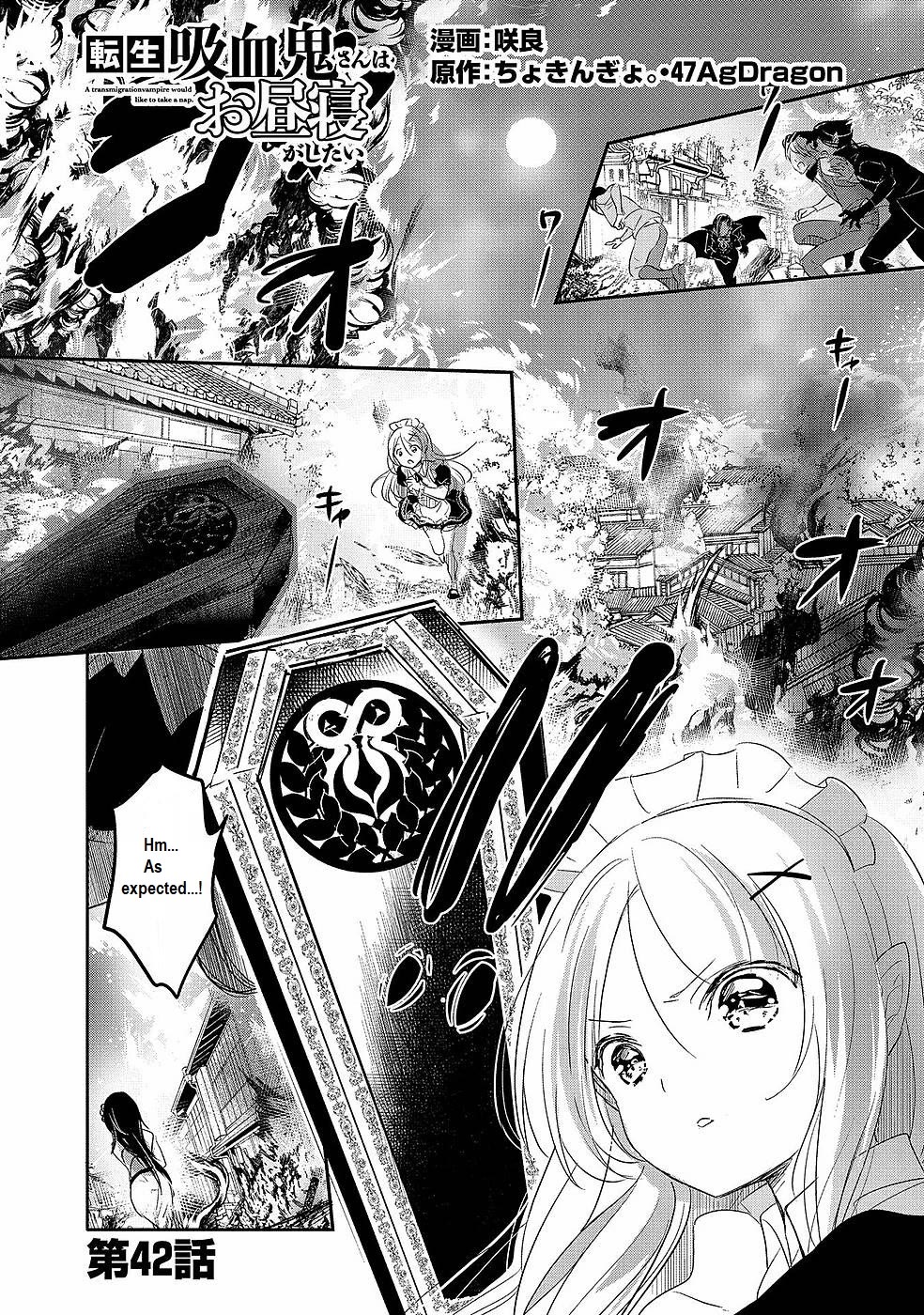 Tensei Kyuuketsuki-san wa Ohirune ga Shitai Chapter 42 page 3 - Chapter 42