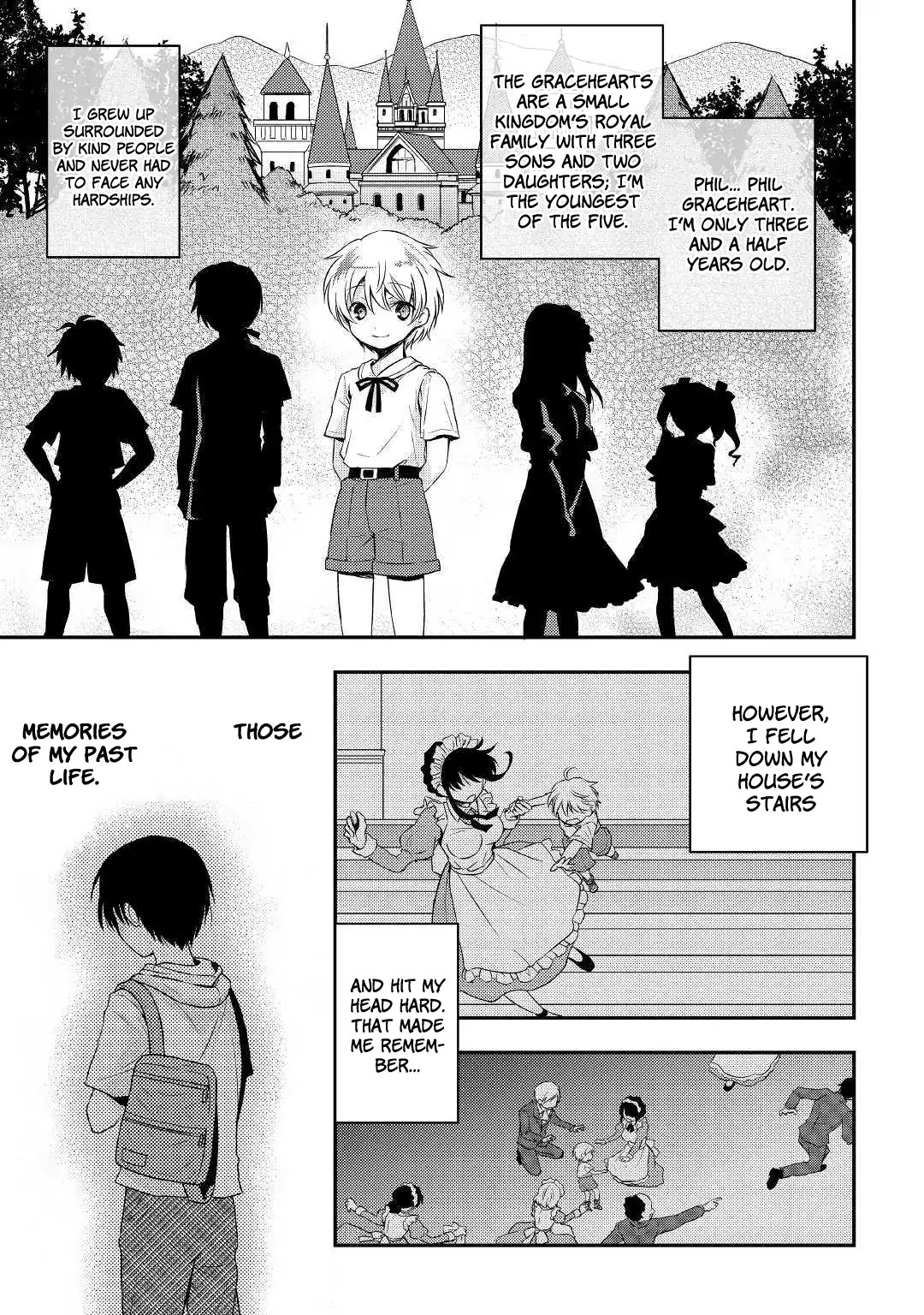 Tensei Ouji wa Daraketai Chapter 1 page 7 - Chapter 1