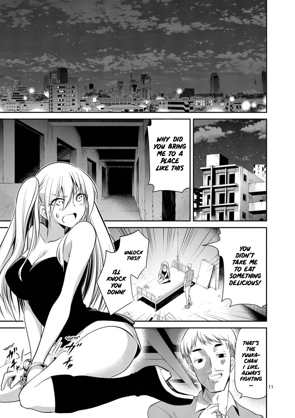 Tensei Pandemic Chapter 47 page 11 - Chapter 47: Girls are so weak