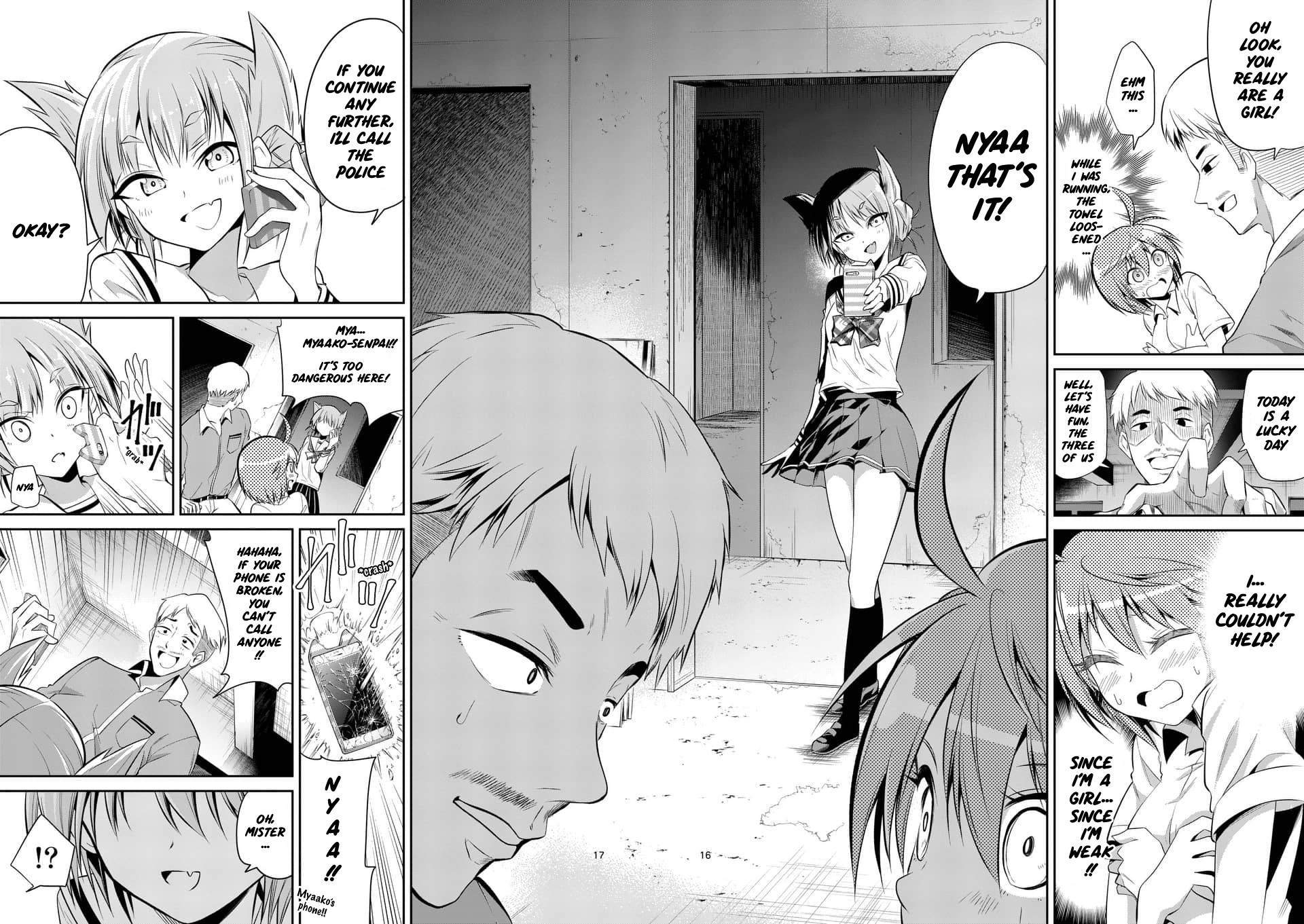 Tensei Pandemic Chapter 47 page 16 - Chapter 47: Girls are so weak