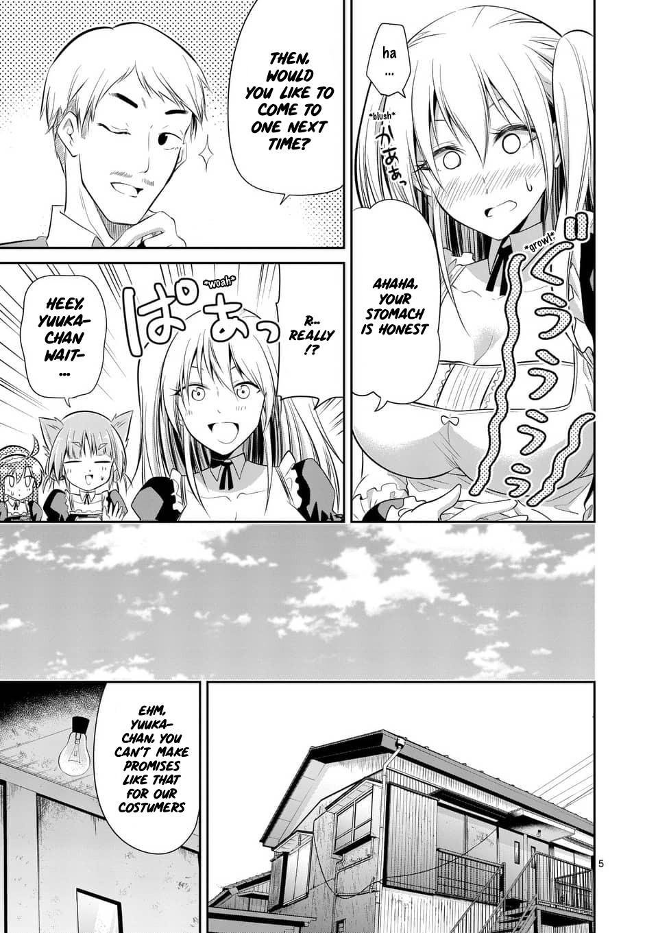 Tensei Pandemic Chapter 47 page 5 - Chapter 47: Girls are so weak