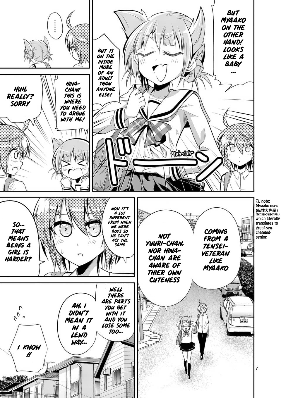 Tensei Pandemic Chapter 47 page 7 - Chapter 47: Girls are so weak