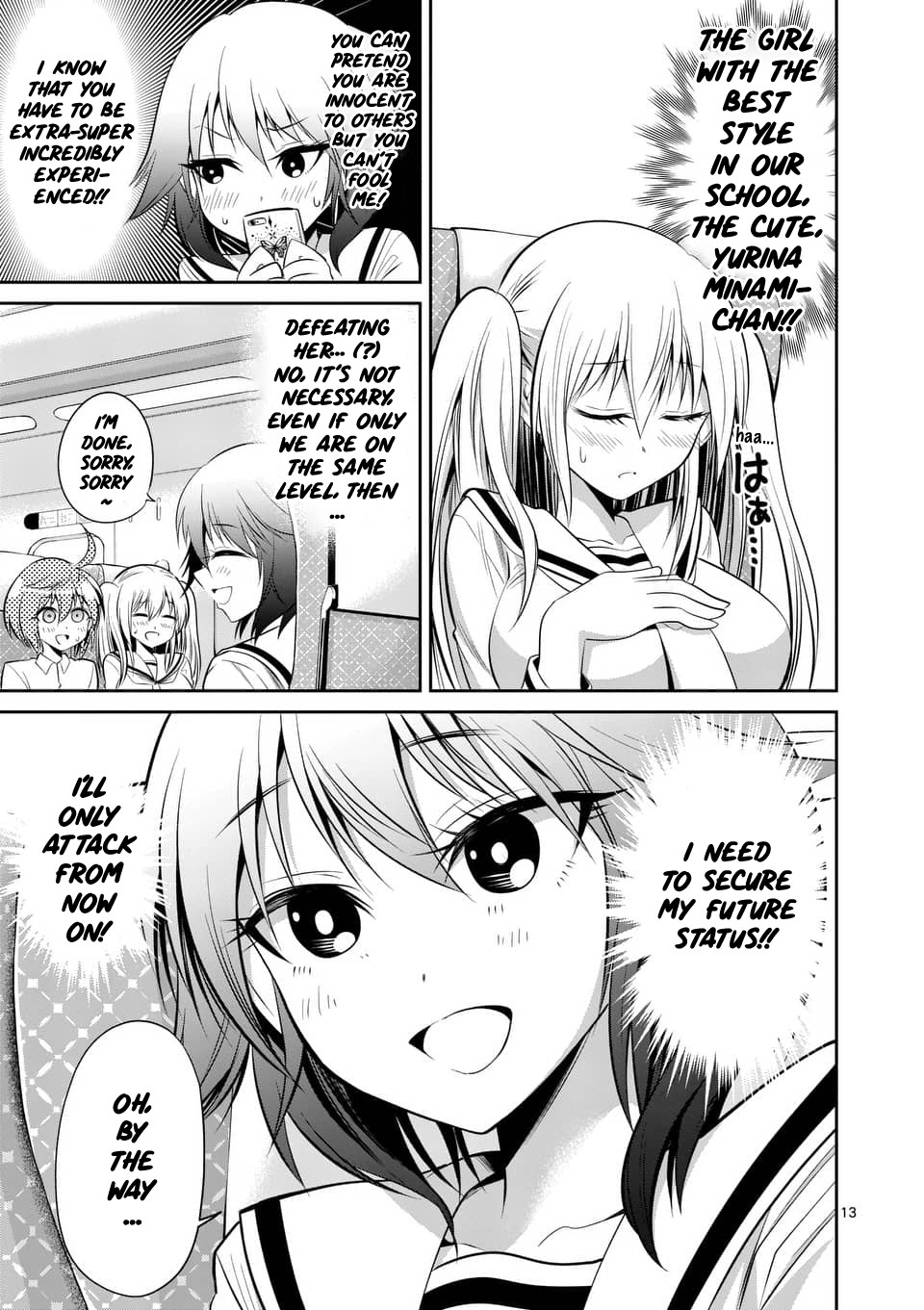Tensei Pandemic Chapter 48 page 13 - Chapter 48: Speaking of field trip... Girls talk!? ~Prelude~