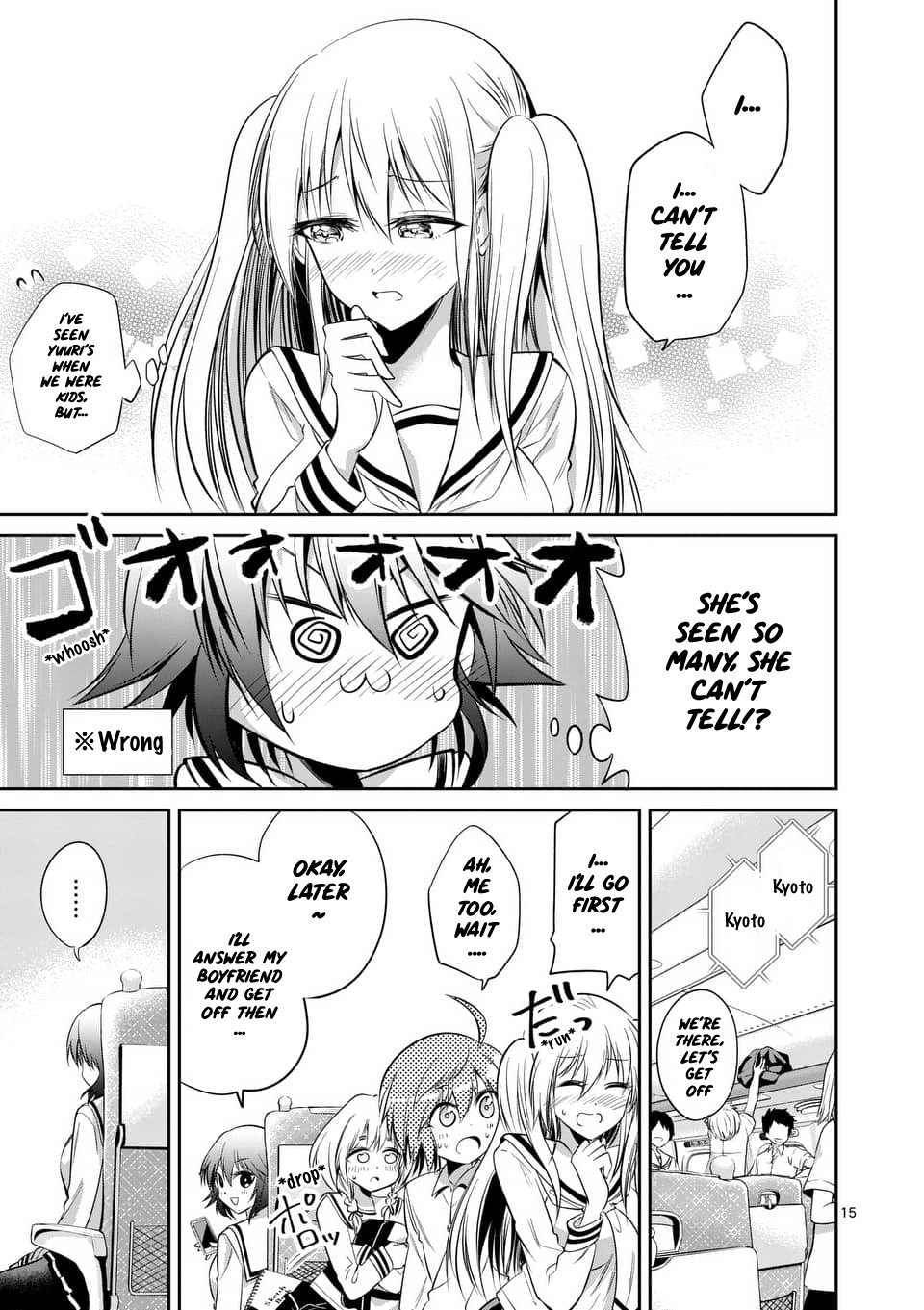 Tensei Pandemic Chapter 48 page 15 - Chapter 48: Speaking of field trip... Girls talk!? ~Prelude~