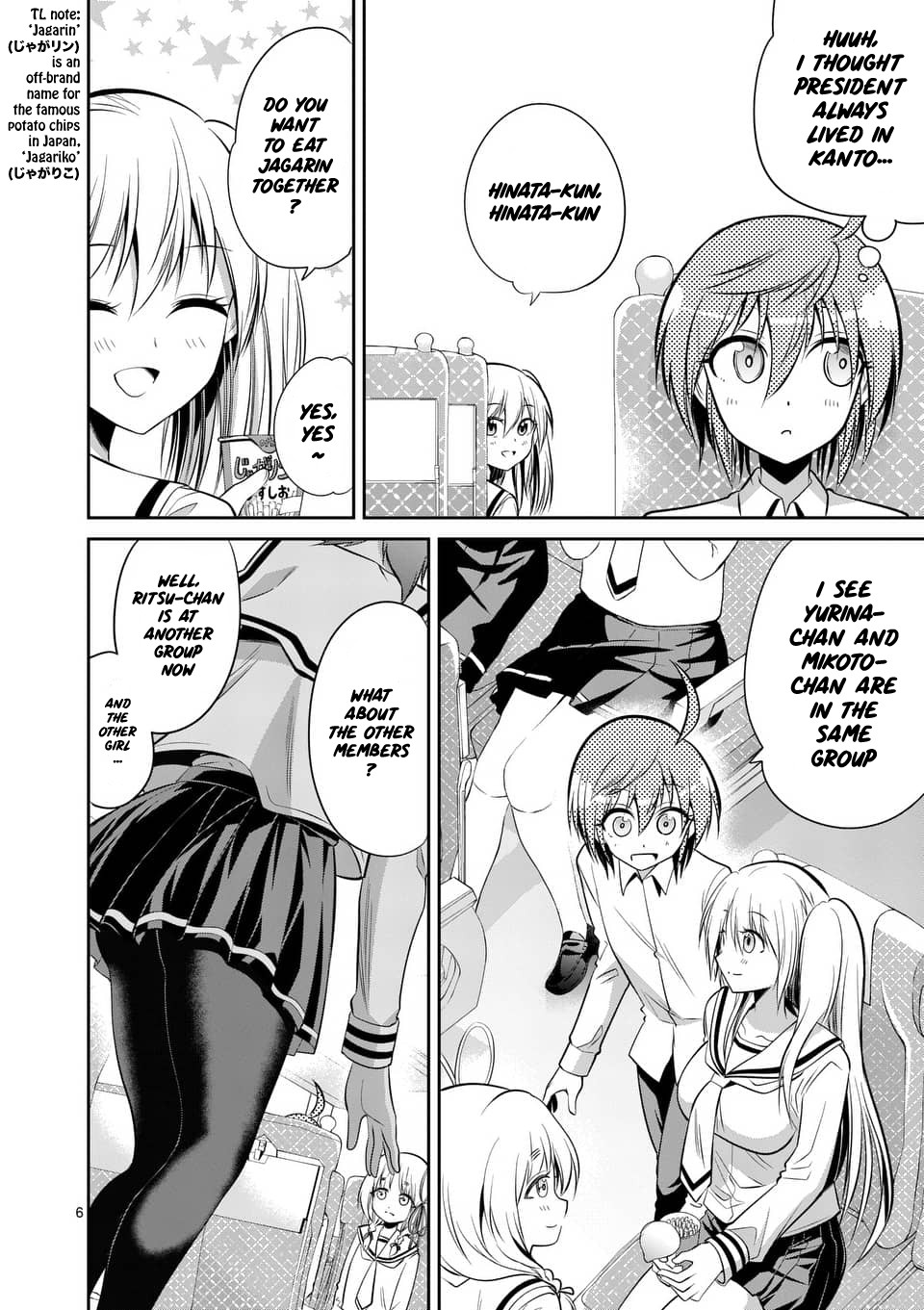 Tensei Pandemic Chapter 48 page 6 - Chapter 48: Speaking of field trip... Girls talk!? ~Prelude~