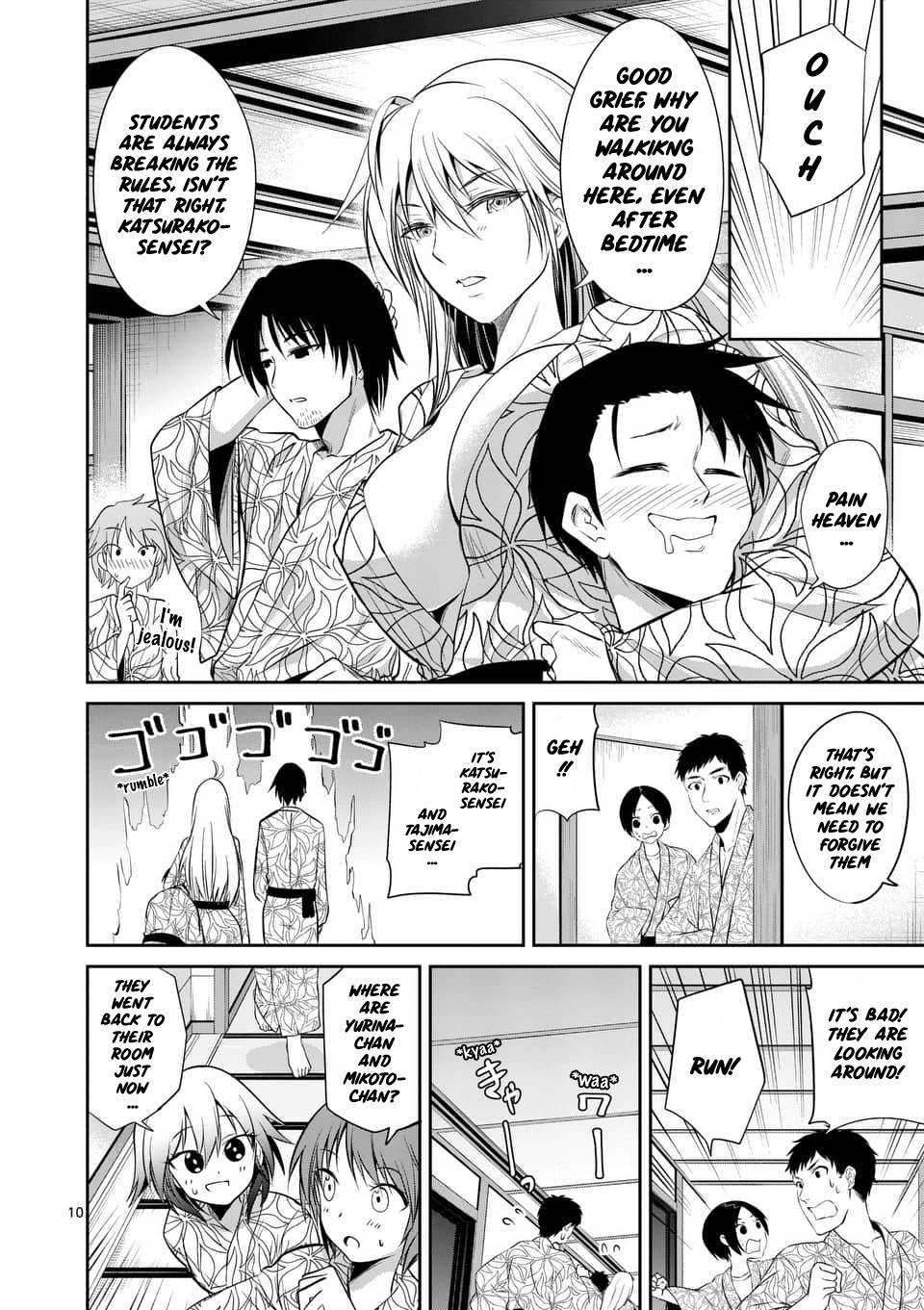 Tensei Pandemic Chapter 52 page 10 - Chapter 52: Don't run in the hallway! Naked...