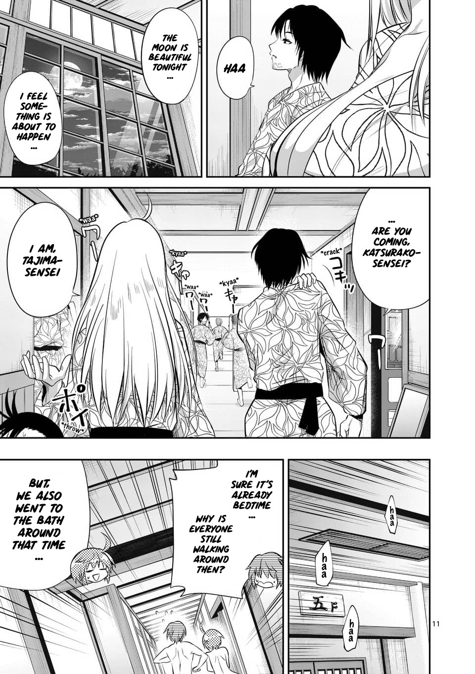 Tensei Pandemic Chapter 52 page 11 - Chapter 52: Don't run in the hallway! Naked...