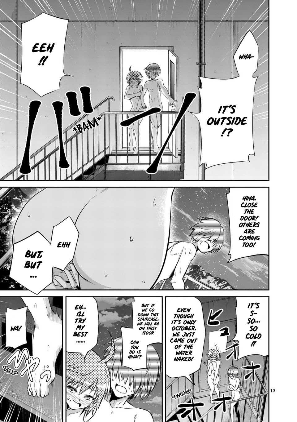 Tensei Pandemic Chapter 52 page 13 - Chapter 52: Don't run in the hallway! Naked...