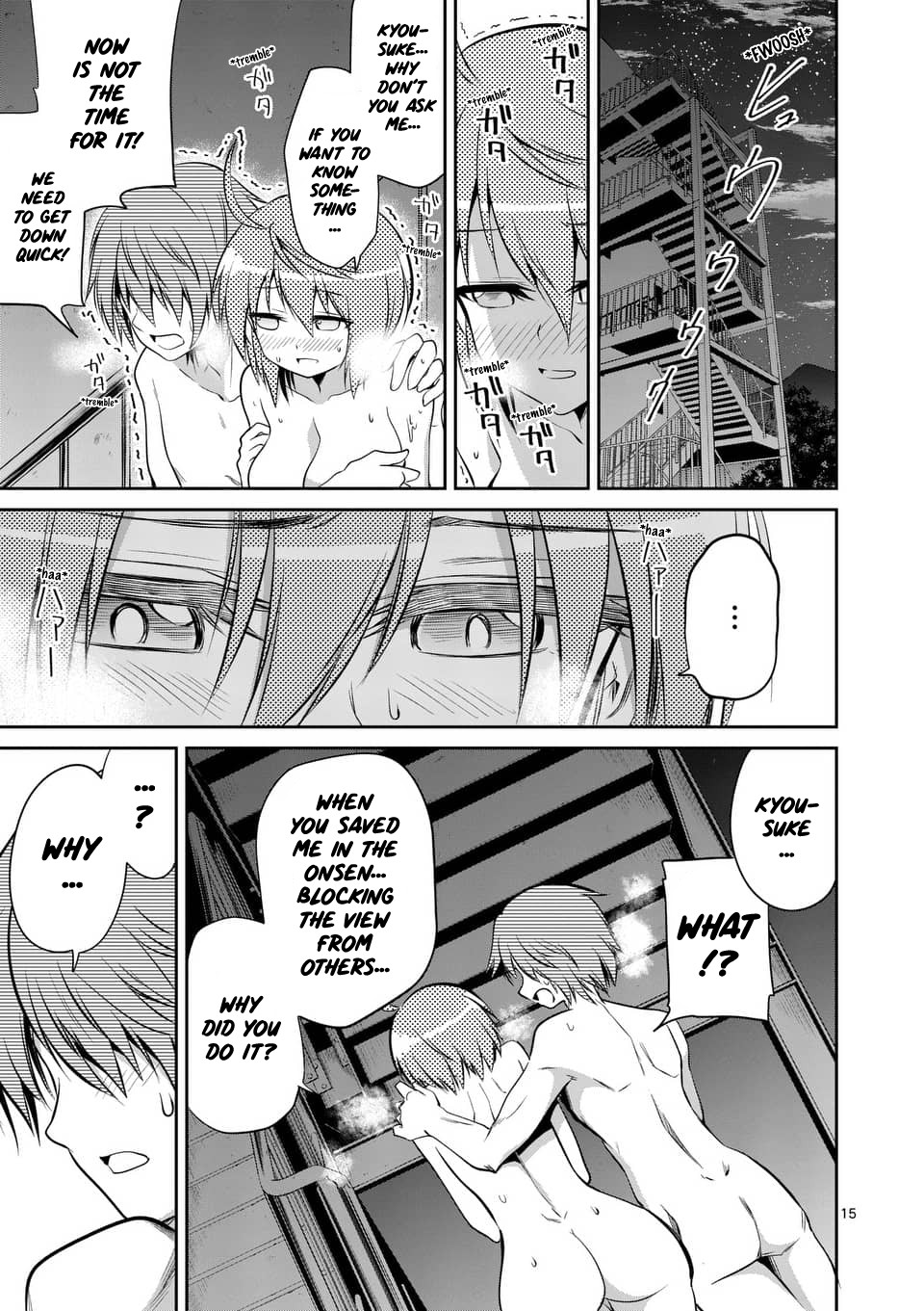 Tensei Pandemic Chapter 52 page 15 - Chapter 52: Don't run in the hallway! Naked...