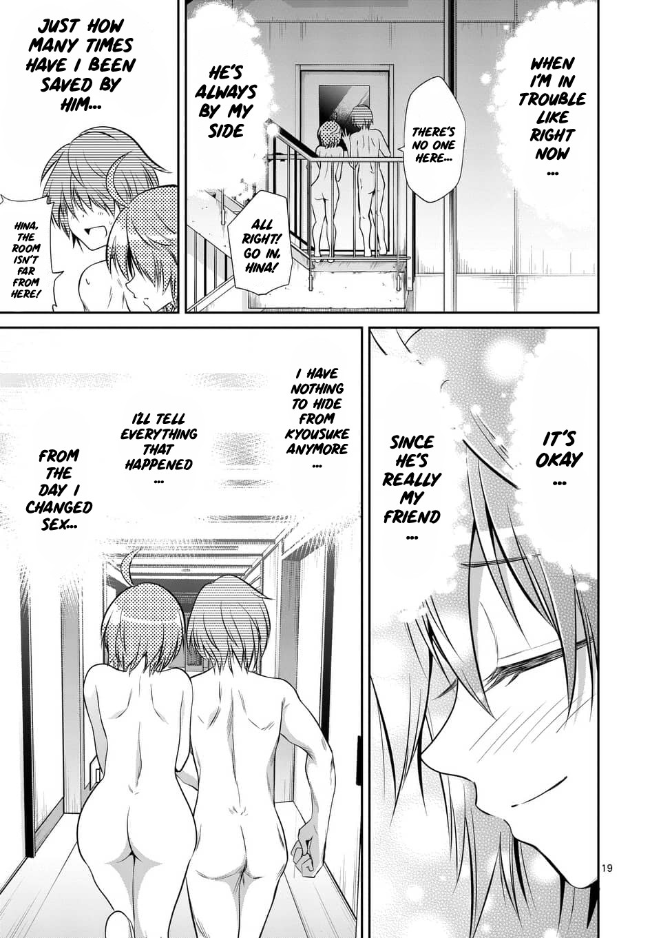 Tensei Pandemic Chapter 52 page 19 - Chapter 52: Don't run in the hallway! Naked...