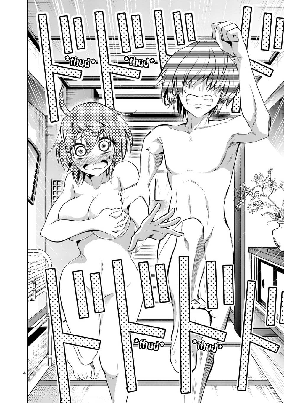 Tensei Pandemic Chapter 52 page 4 - Chapter 52: Don't run in the hallway! Naked...