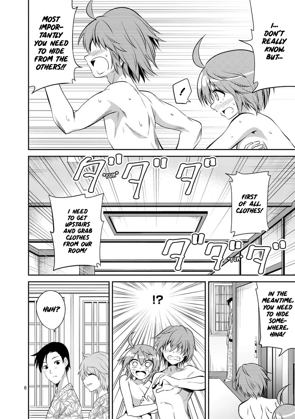 Tensei Pandemic Chapter 52 page 6 - Chapter 52: Don't run in the hallway! Naked...