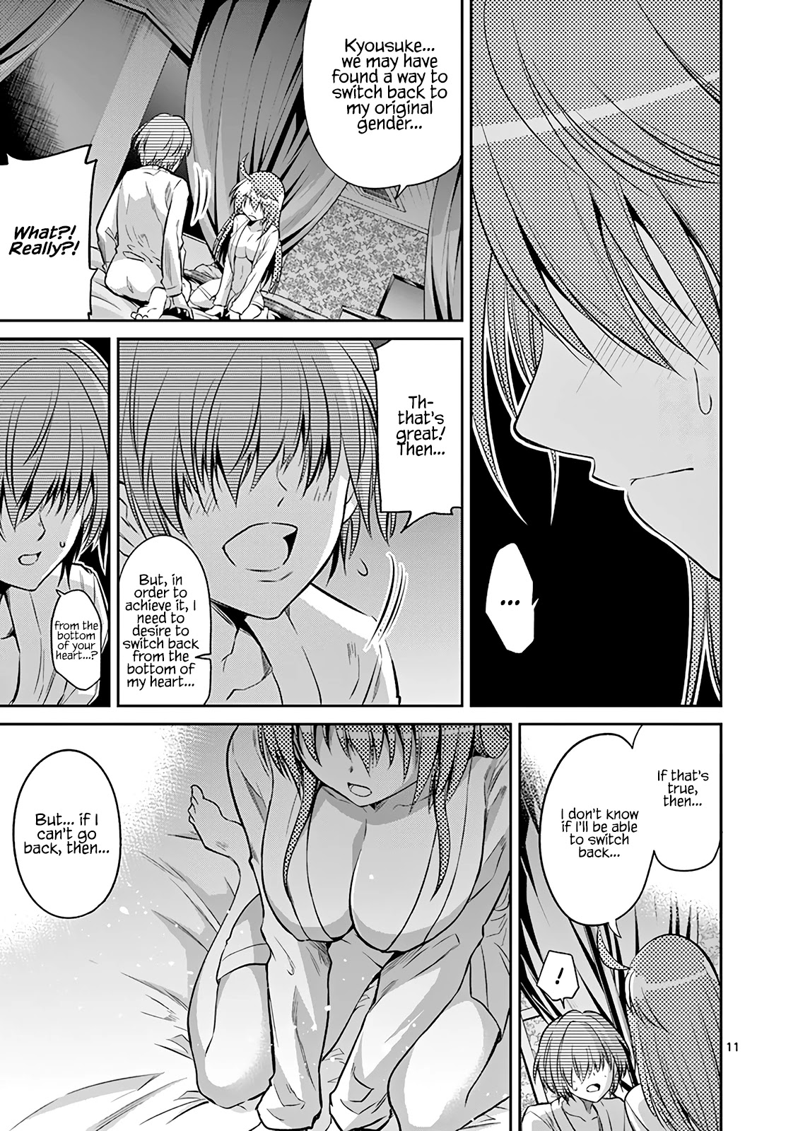 Tensei Pandemic Chapter 65 page 12 - Chapter 65: Staying as a Girl...