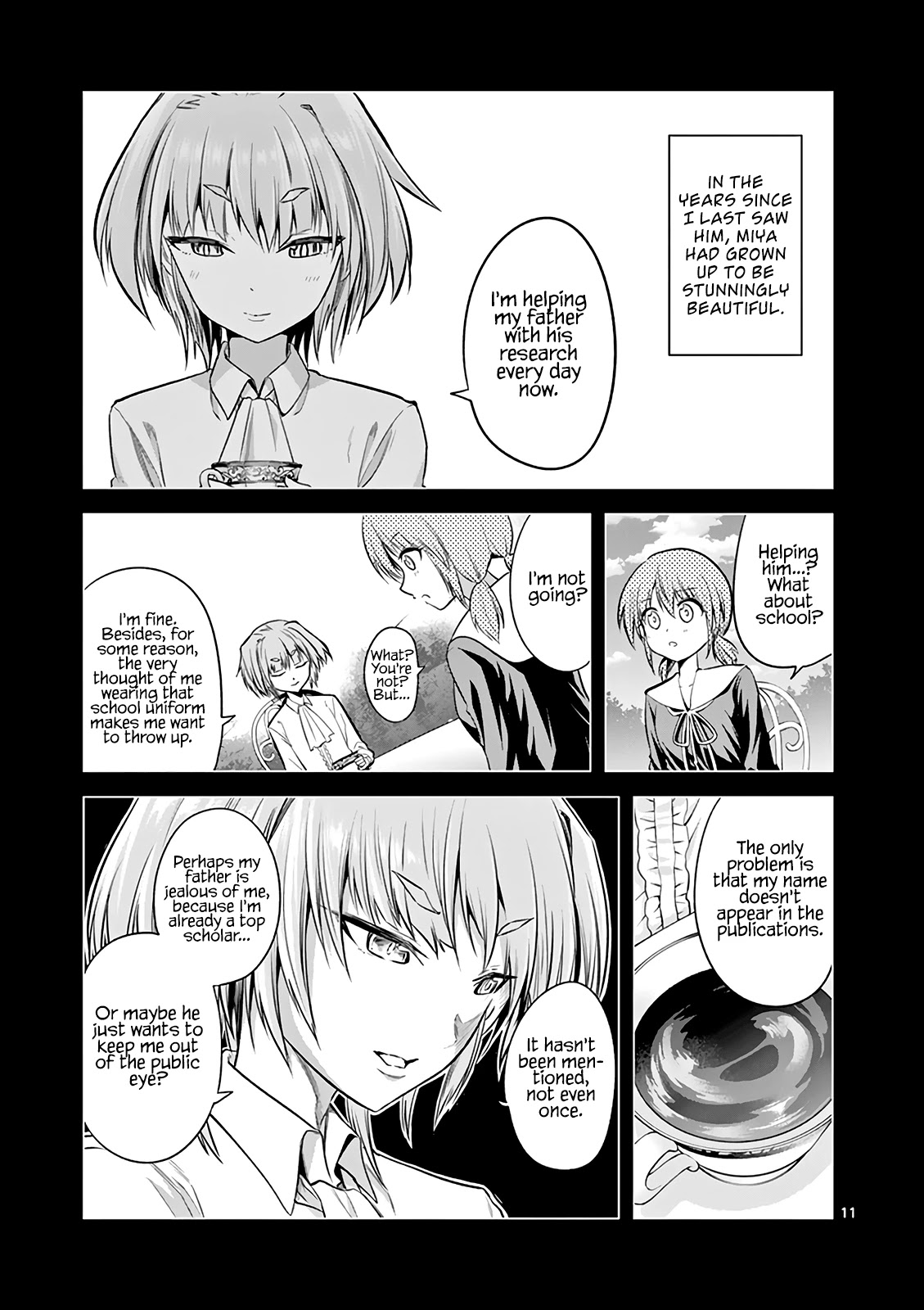 Tensei Pandemic Chapter 66 page 11 - Chapter 66: Suzugami Miya