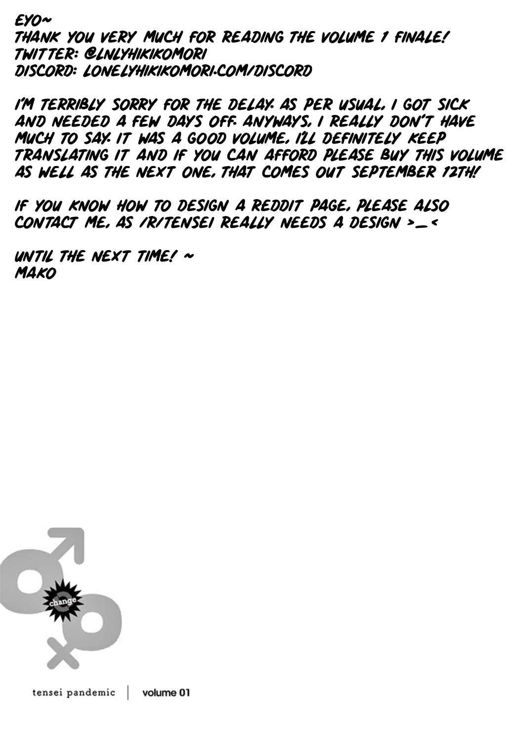 Tensei Pandemic Chapter 7 page 33 - Chapter 7