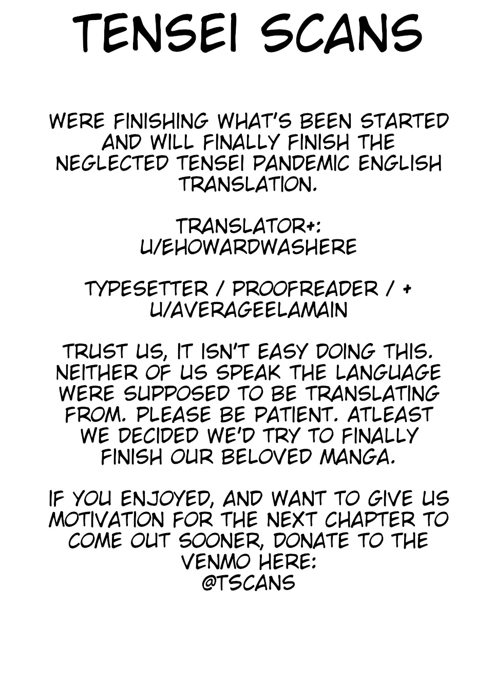 Tensei Pandemic Chapter 70 page 18 - Chapter 70: Are You Ready? (Part 1)