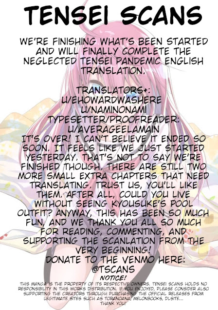 Tensei Pandemic Chapter 74 page 27 - Chapter 74: It's a Tensei World [END]