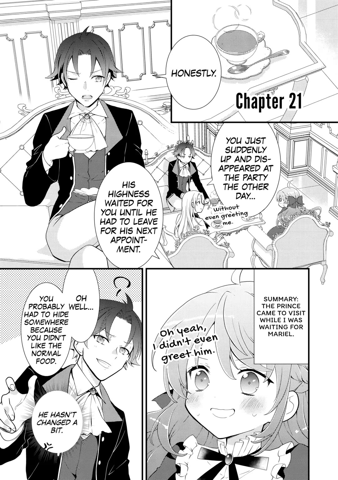 Tensei Reijou wa Shomin no Aji ni Uete Iru Chapter 21 page 1 - Chapter 21