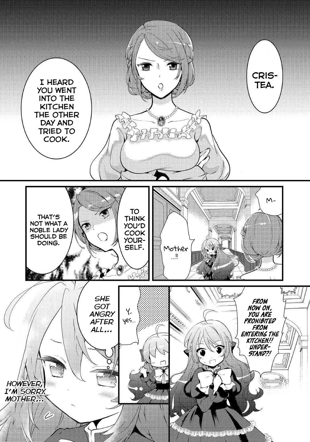 Tensei Reijou wa Shomin no Aji ni Uete Iru Chapter 3 page 1 - Chapter 3