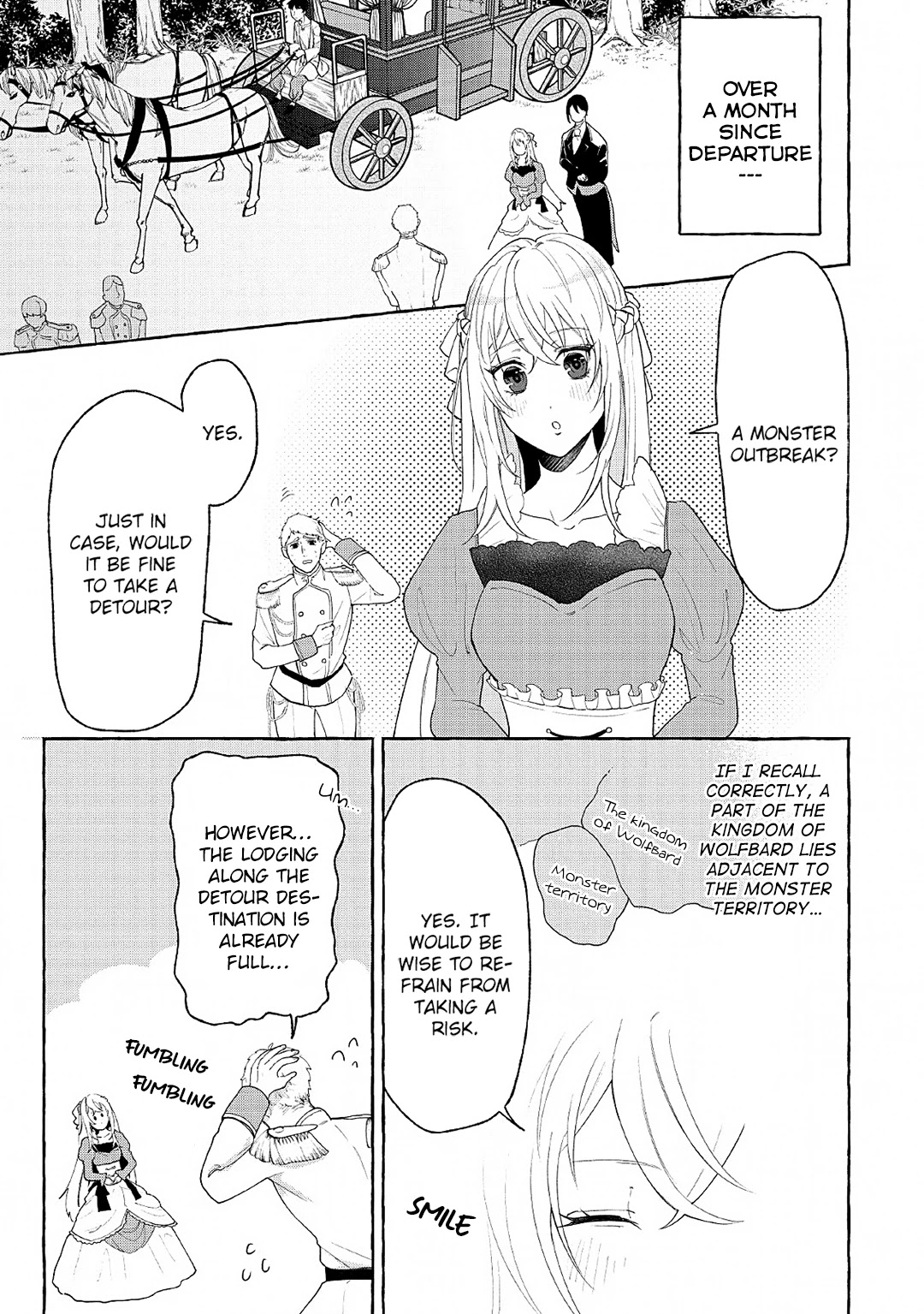 Tensei-saki de Suterareta Node, Mofumofu-tachi to Oryouri Shimasu Chapter 3 page 1 - Chapter 3