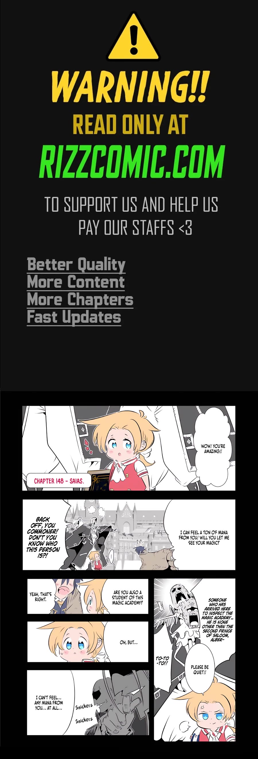 Tensei Shitara dai Nana Ouji dattanode, Kimamani Majutsu o Kiwamemasu Chapter 148 page 1 - Chapter 148