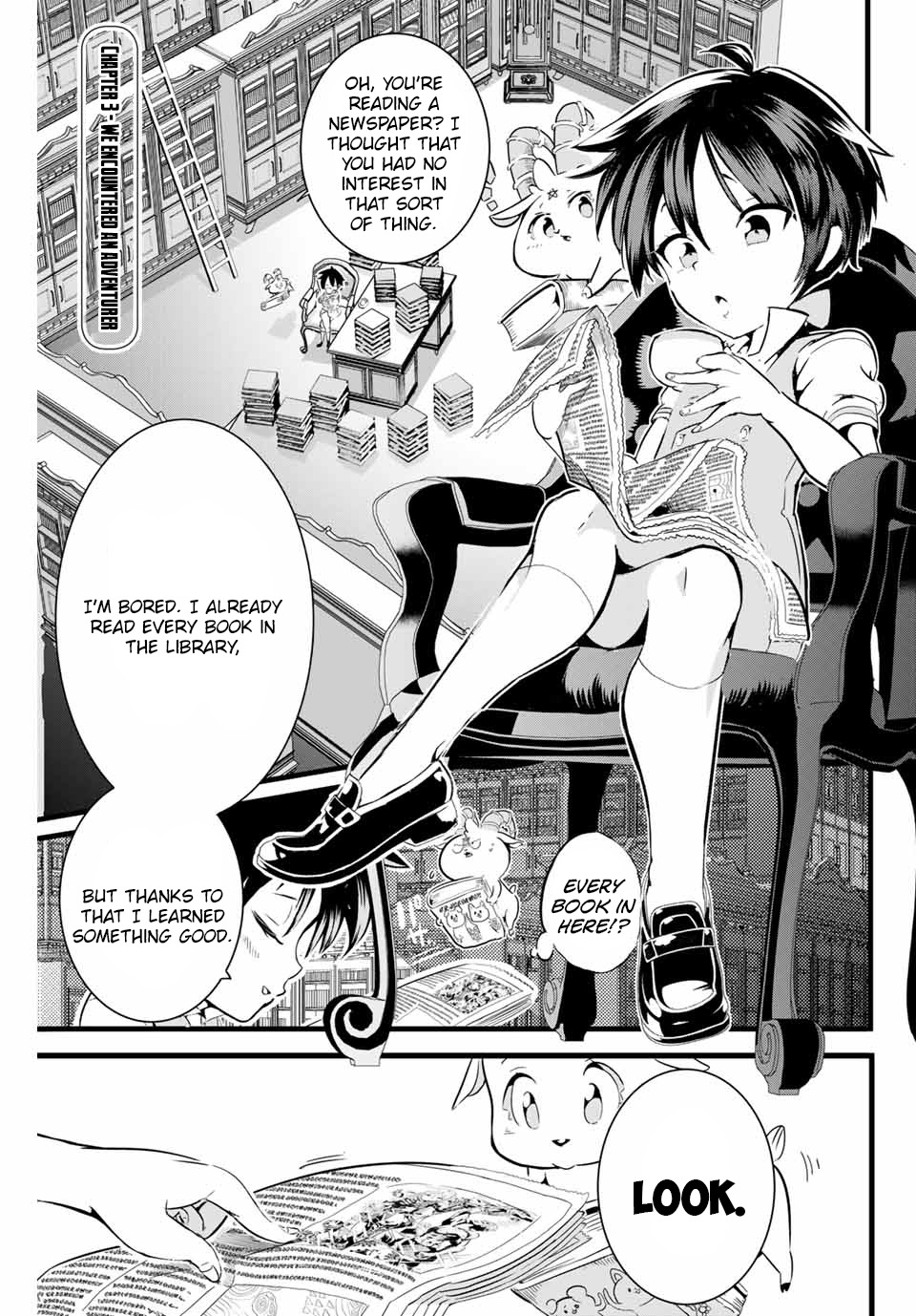 Tensei Shitara dai Nana Ouji dattanode, Kimamani Majutsu o Kiwamemasu Chapter 3 page 2 - Chapter 3: We encountered an Adventurer