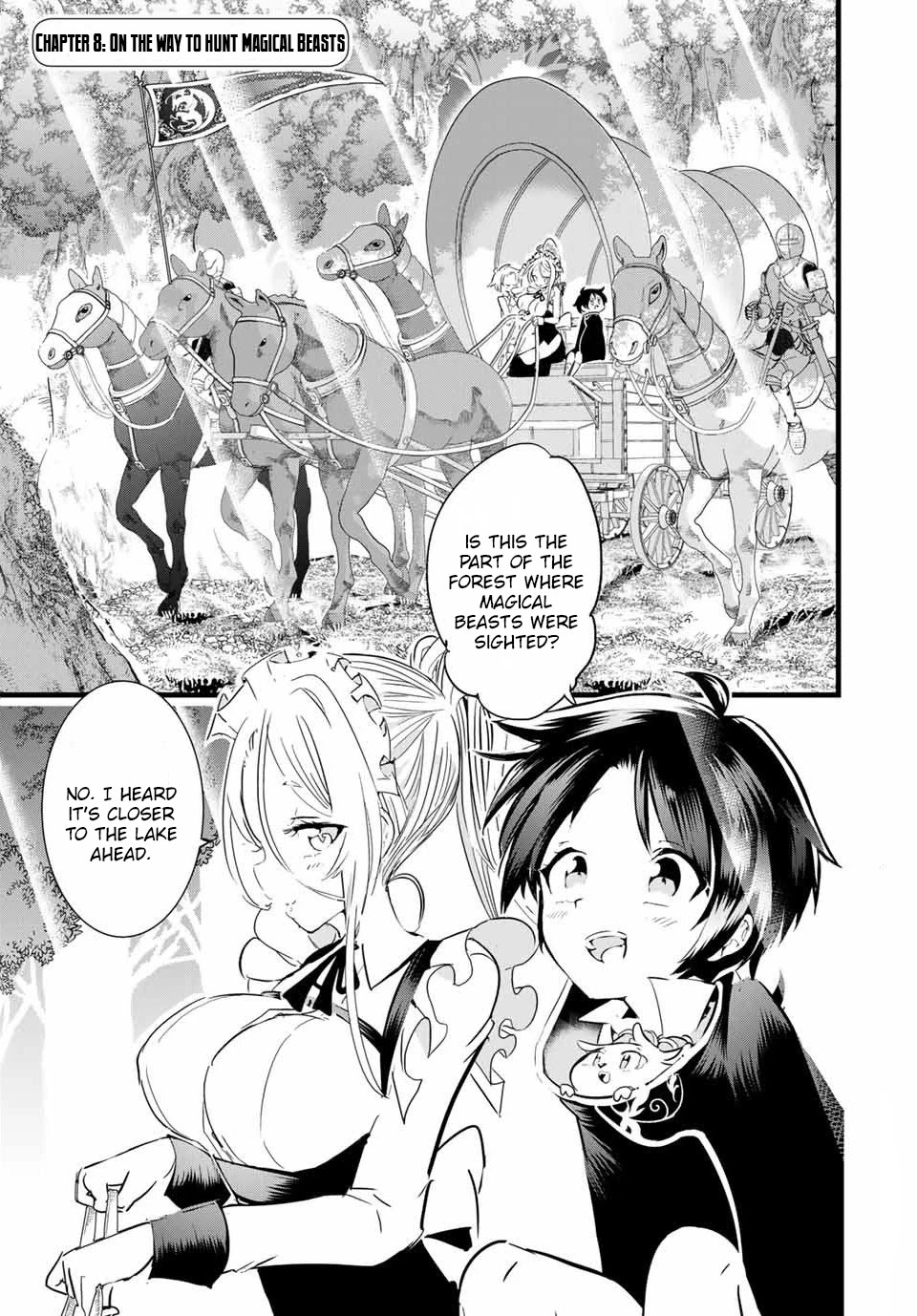 Tensei Shitara dai Nana Ouji dattanode, Kimamani Majutsu o Kiwamemasu Chapter 8 page 2 - Chapter 8: On the way to hunt Magical Beasts