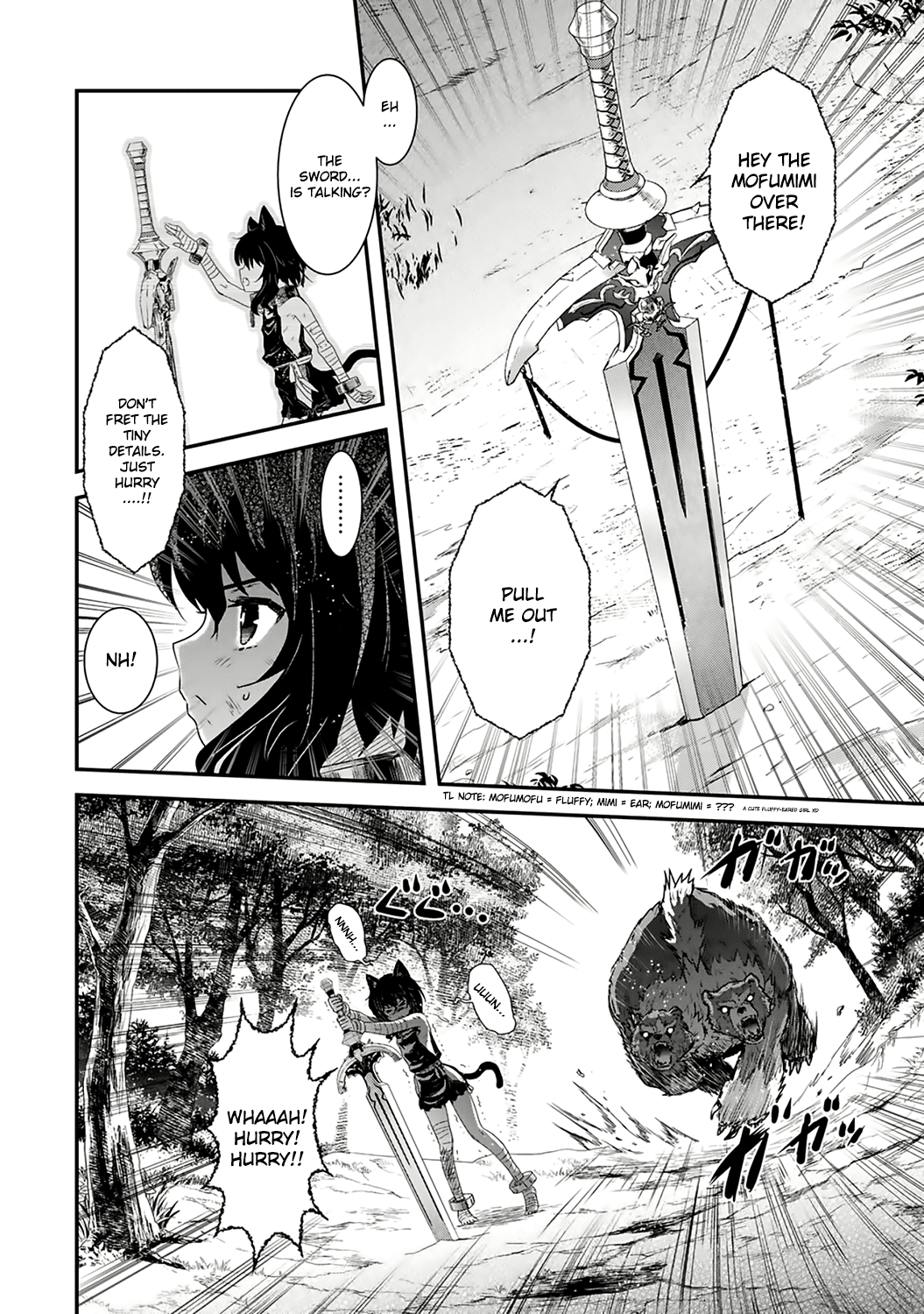 Tensei Shitara Ken deshita Chapter 1 page 19 - Chapter 1: Nameless Black Cat