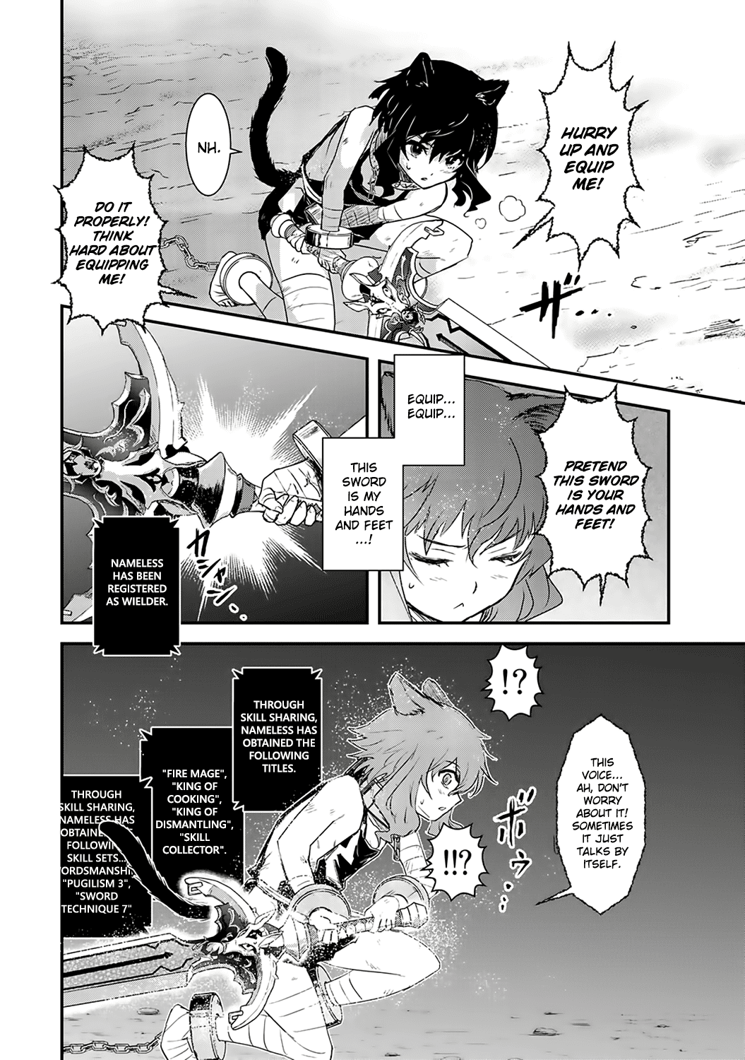 Tensei Shitara Ken deshita Chapter 1 page 21 - Chapter 1: Nameless Black Cat